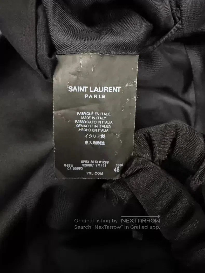 Saint Laurent Paris Saint Laurent Paris Black slim-fit suit with dark patterne Size US M / EU 48-50 / 2 - 5 Thumbnail