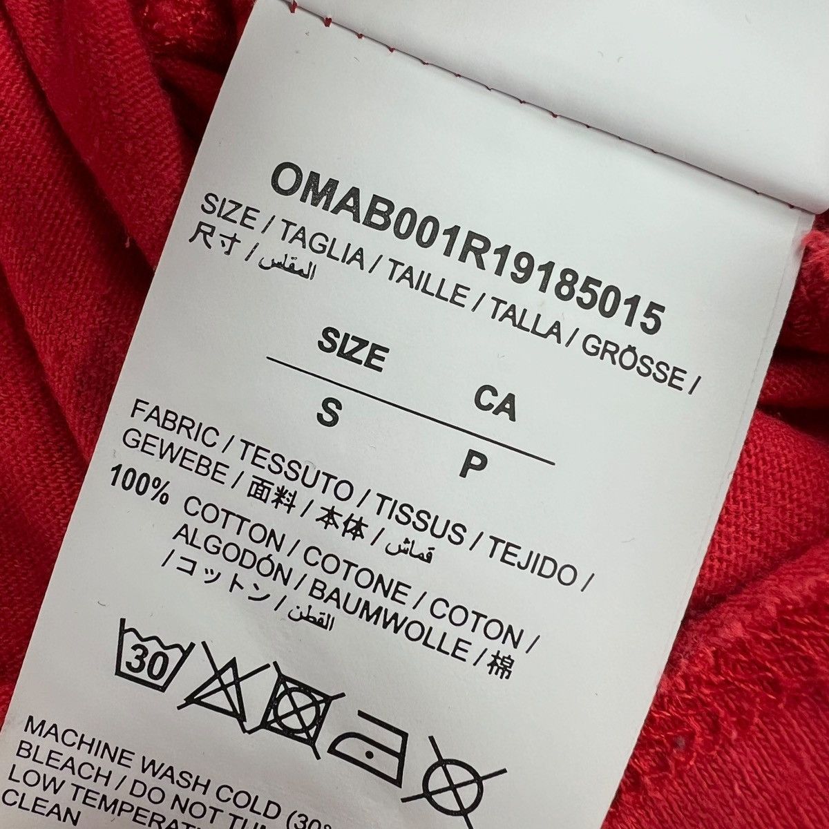 Off-White Off-White Impressionism Arrows Red Long Sleeve T Shirt Size US S / EU 44-46 / 1 - 5 Thumbnail
