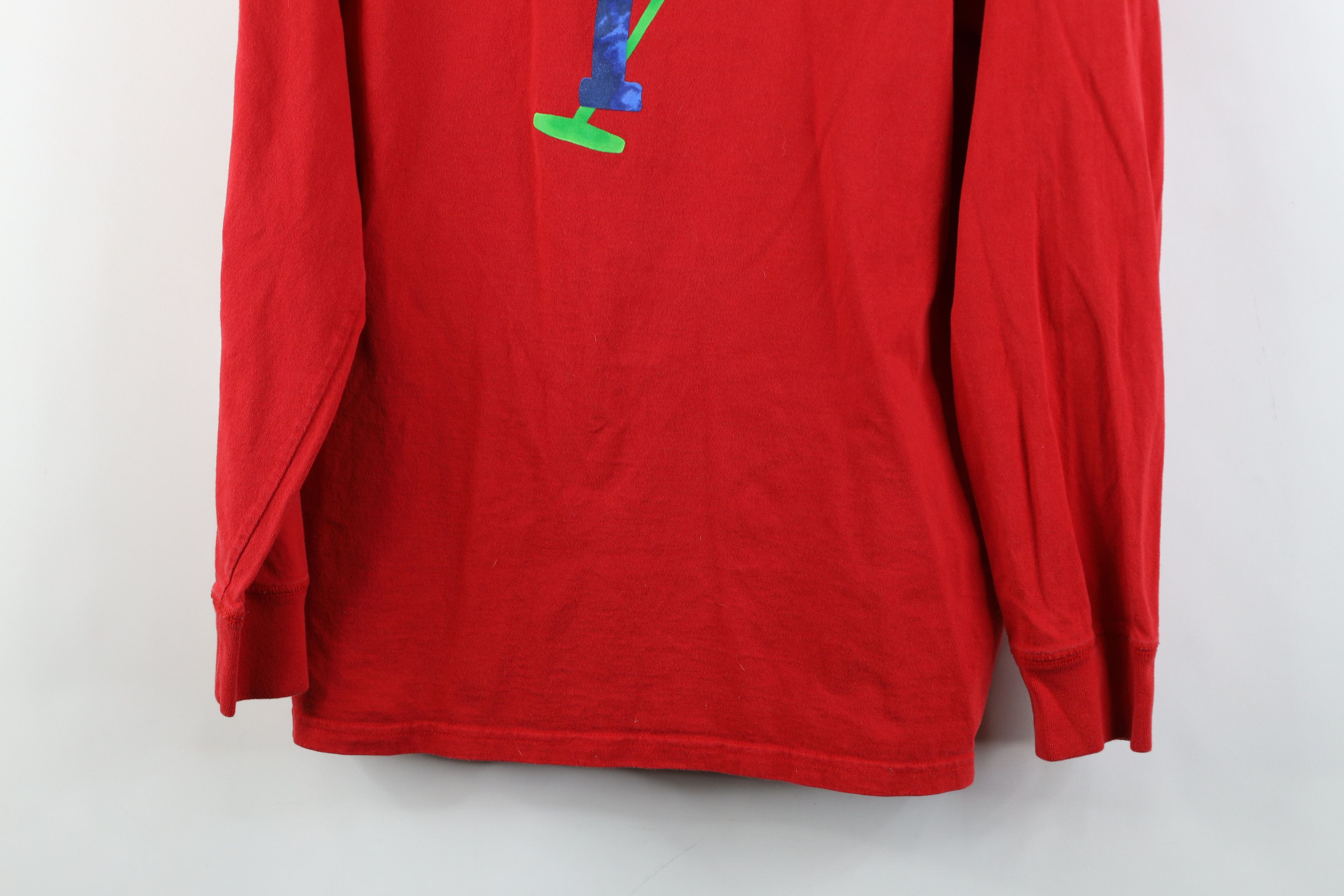 Ralph Lauren Vintage 90s Ralph Lauren P Long Sleeve T-Shirt Red Cotton Size US S / EU 44-46 / 1 - 3 Thumbnail