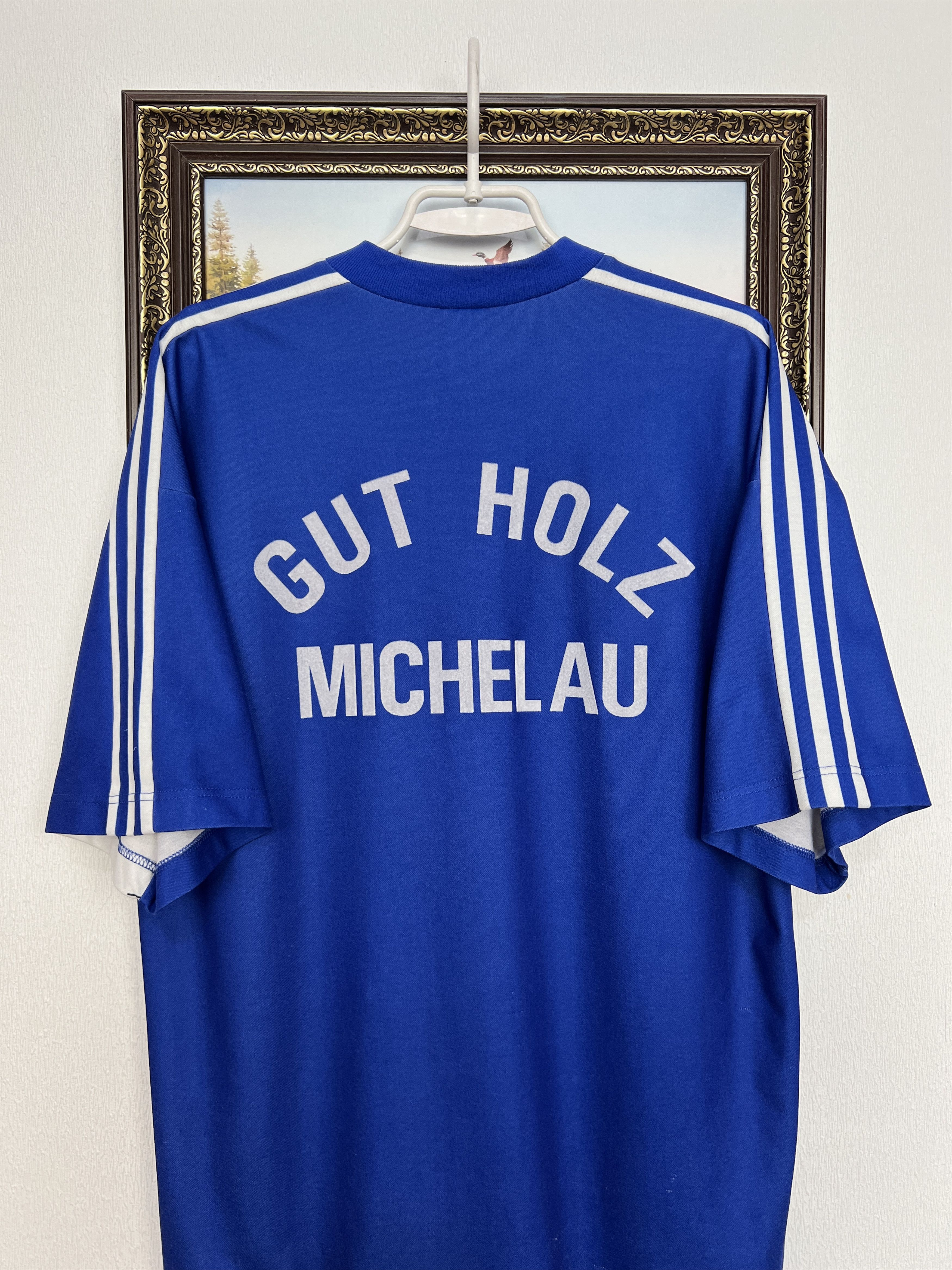Adidas Vintage 90's Football Template Shirt Soccer Jersey Trikot Size US L / EU 52-54 / 3 - 8 Thumbnail
