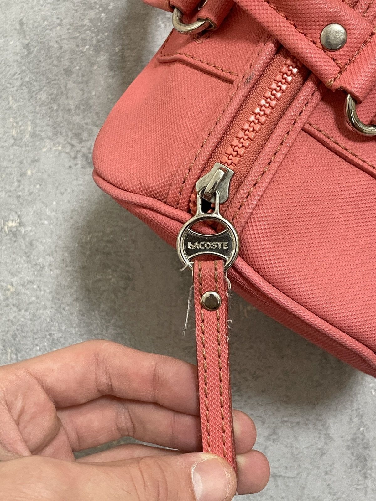 Lacoste Lacoste Women’s Handbag Bowling Pink Bag Size ONE SIZE - 4 Thumbnail