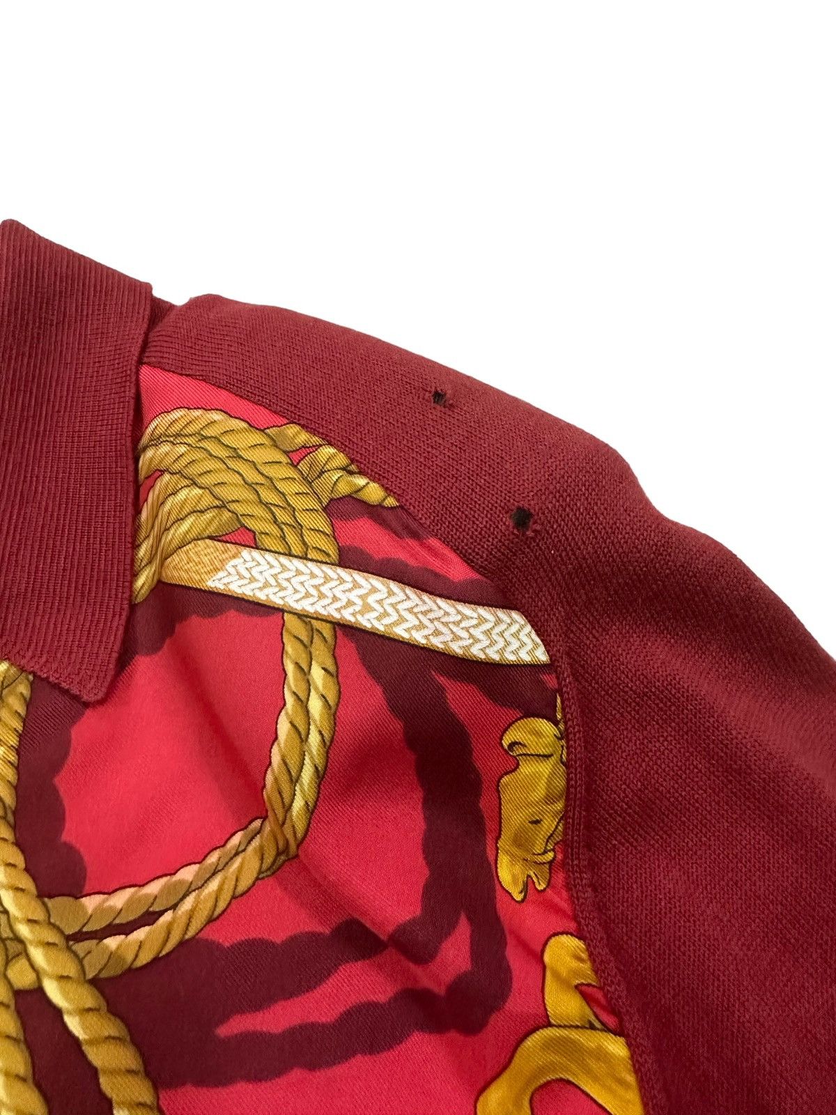Hermes RARE VINTAGE HERMES SILK KNIT CARDIGAN Size S / US 4 / IT 40 - 3 Thumbnail
