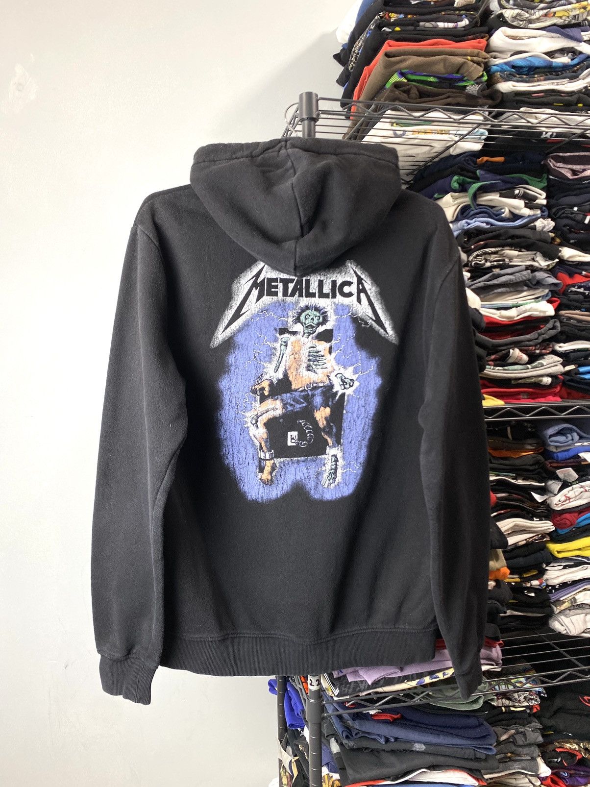 Band Tees Vintage Style Metallica Ride the Lightning Band Hoodie Size US S / EU 44-46 / 1 - 2 Thumbnail