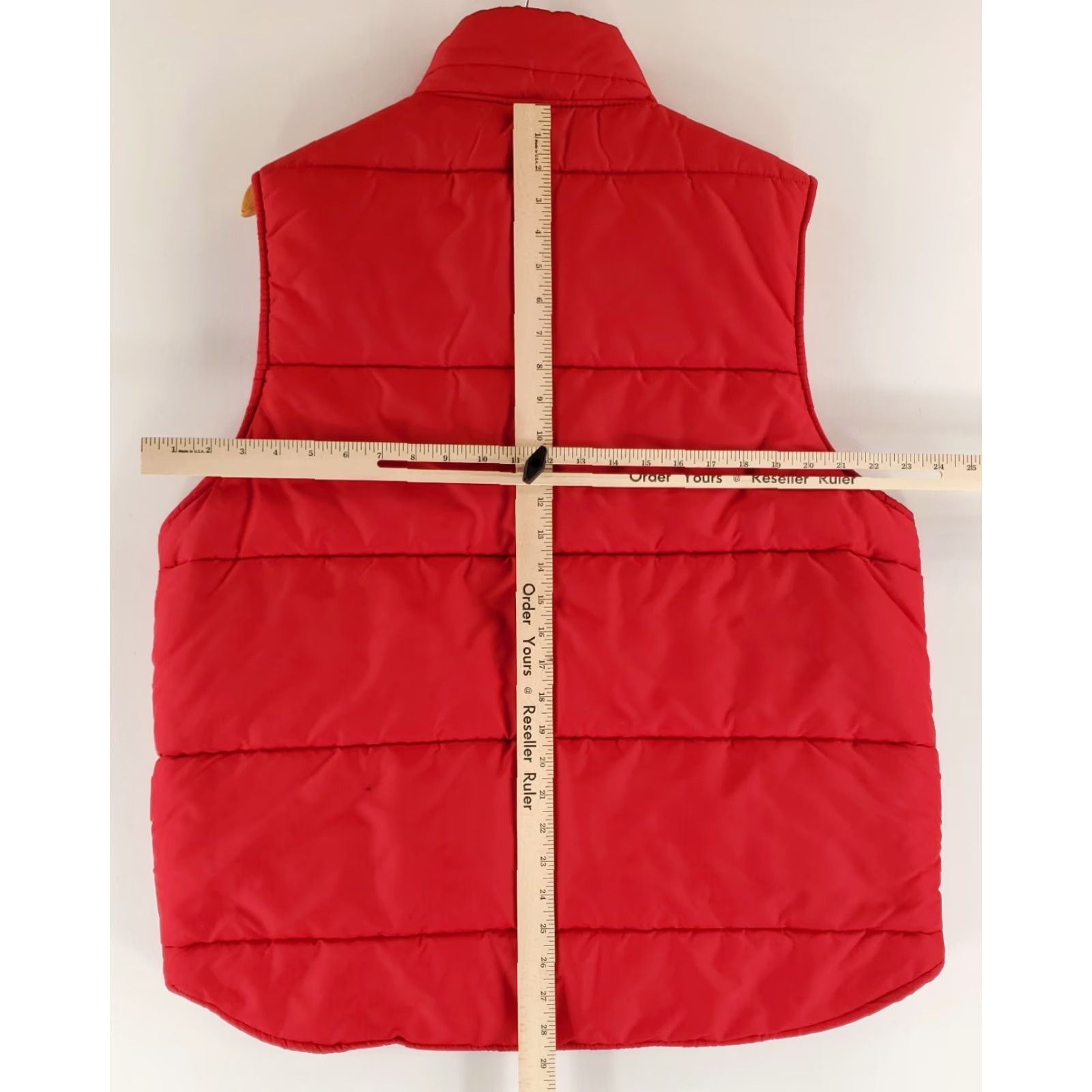 Vintage VINTAGE NPC Fashions Nylon Ripstop Snap Vest Red Mens 2XL 70s VTG Puffer Jacket Shirt Vest Mens Red Size US XXL / EU 58 / 5 - 7 Thumbnail