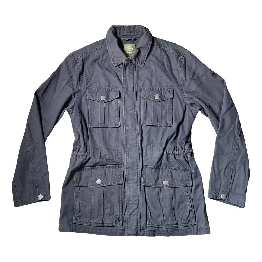 Timberland Timberland Men's Parka Field Jacket Navy Size US L / EU 52-54 / 3 - 1 Thumbnail