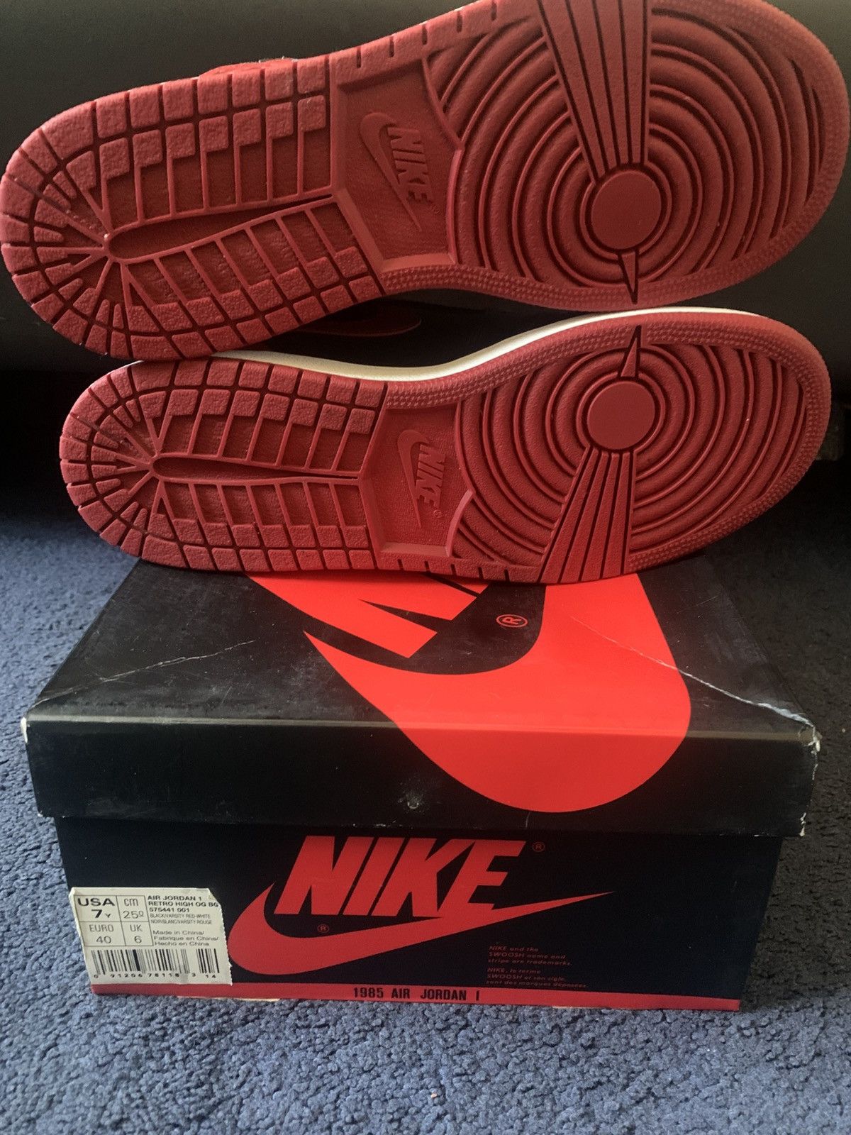 Jordan Brand Jordan 1 Bred GS 2016 Size US 7 / EU 40 - 5 Thumbnail