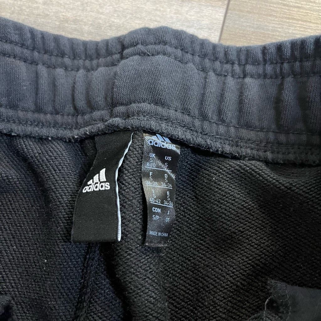 Adidas Adidas Black Athletic Joggers Sweatpants Men Small Bin I-9 Size US 32 / EU 48 - 4 Thumbnail