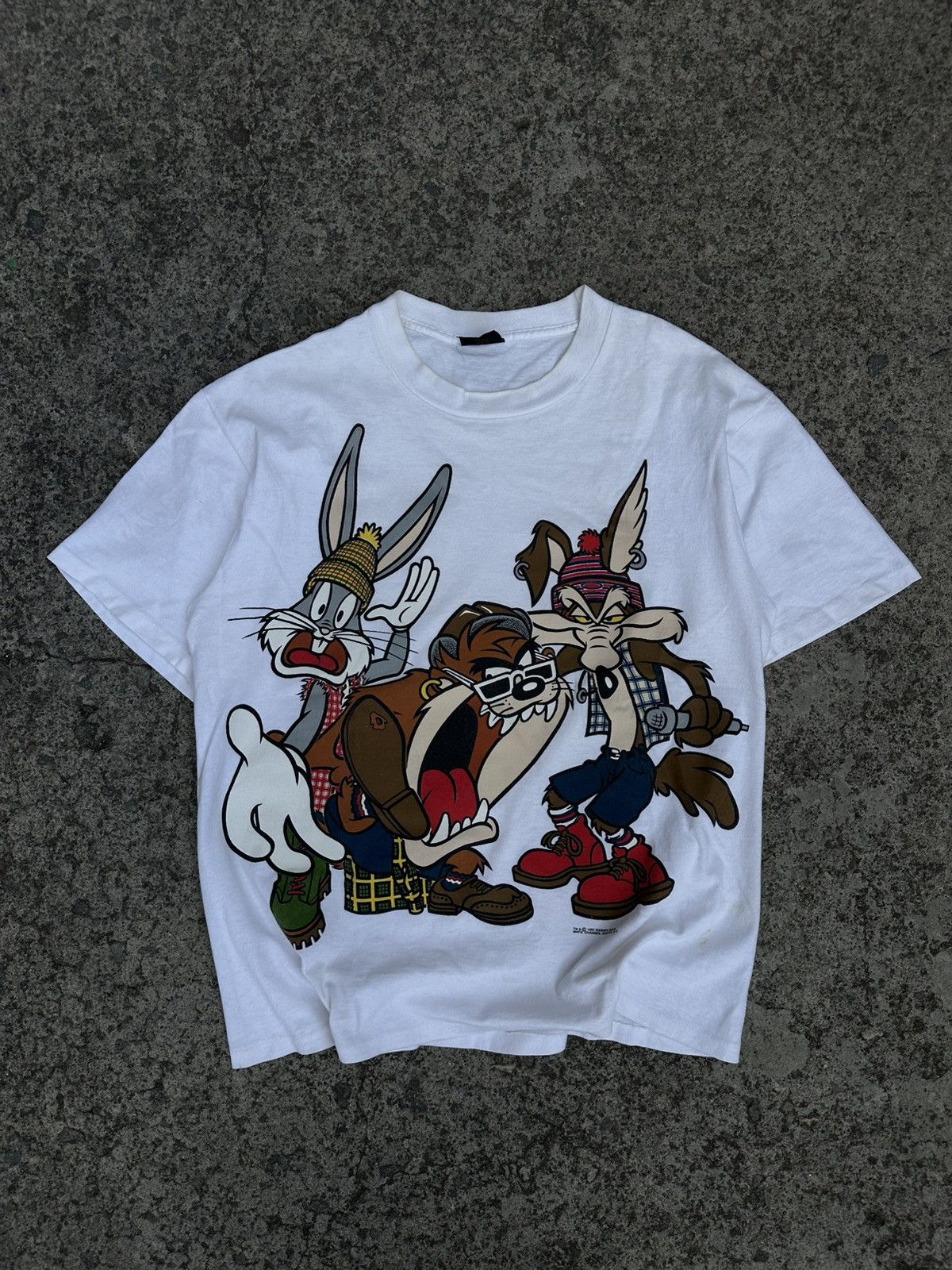 Changes Rare T-Shirt Looney Tunes Crew Double Print Size US L / EU 52-54 / 3 - 1 Thumbnail