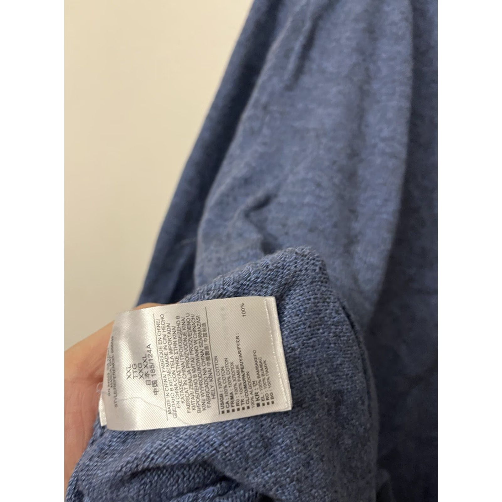 Gap VINTAGE GAP Sweater Mens Design & Crafted 2XL 1/4 Zip Cotton Long Sleeve Knit Blue Mock Neck Pullover Casual Travel All Seasons Regular Mens Size US XXL / EU 58 / 5 - 4 Thumbnail