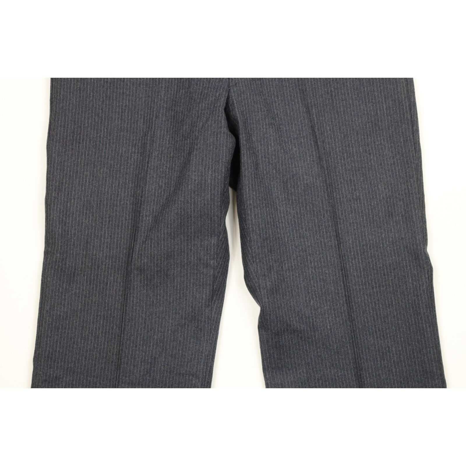 Vintage Vintage 70s Wool Pinstriped 3 Piece Suit Bell Bottoms Size 42R - 16 Thumbnail