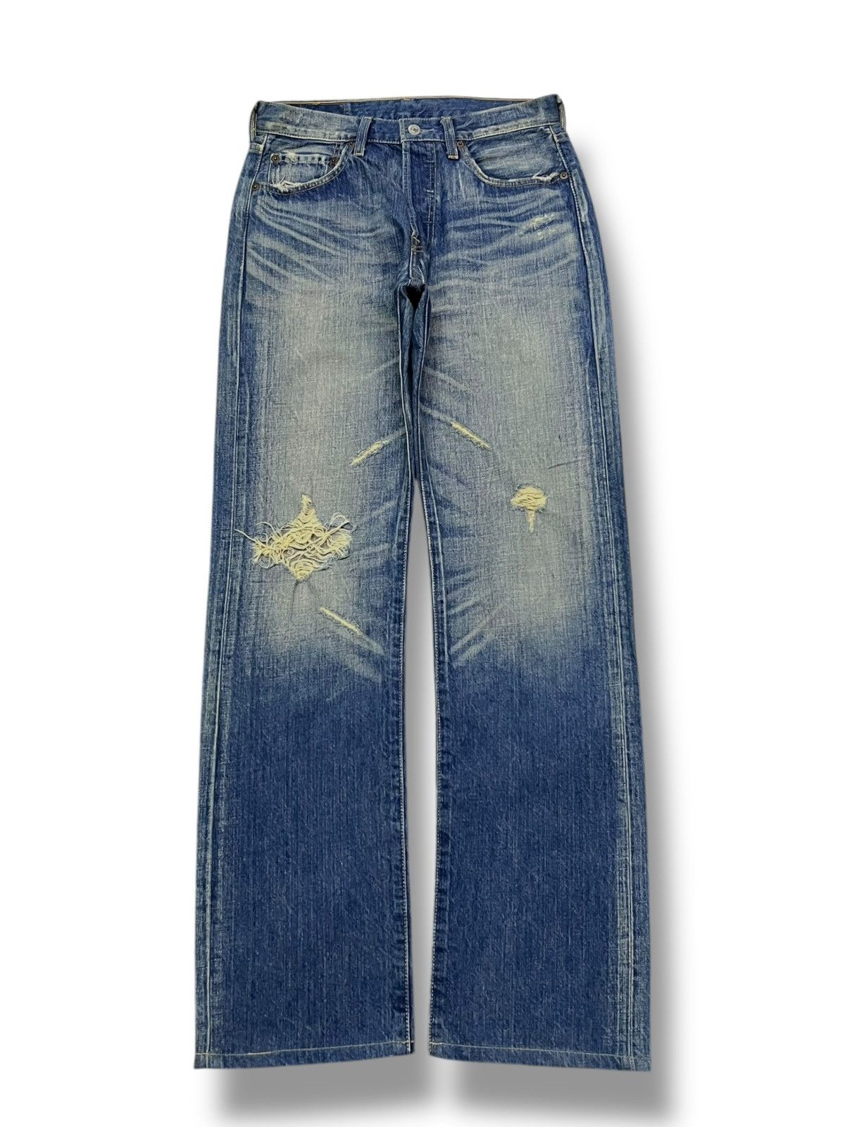 Levi's Vintage Levi’s Japan 501 Japanese Denim Vintage Wash - W29 Size US 29 - 2 Thumbnail