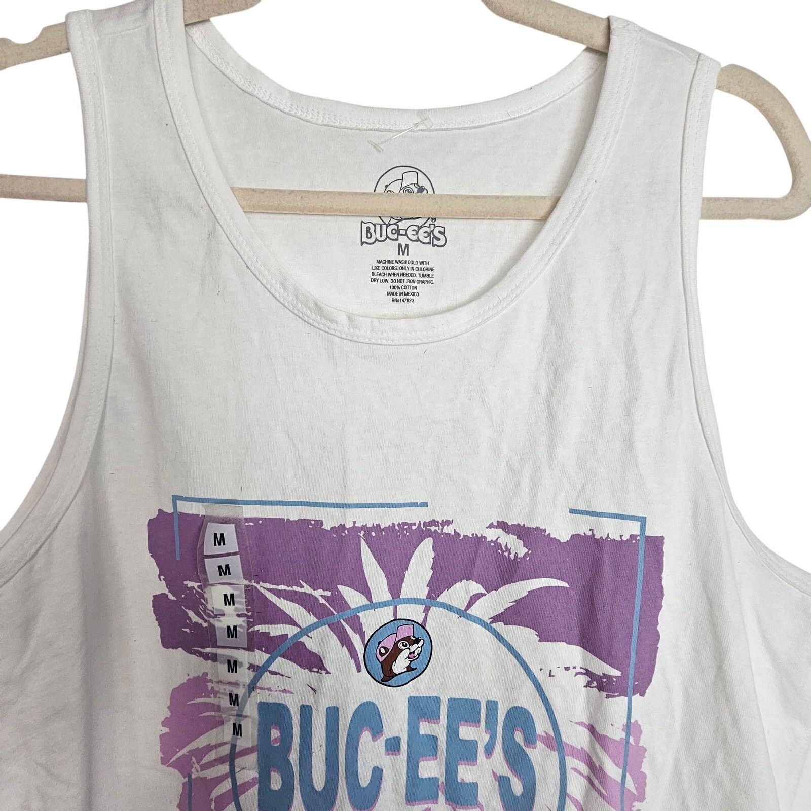 Other Buc-ees Mens Graphic Tank Top Beaver Logo Size M Cotton Size US M / EU 48-50 / 2 - 2 Thumbnail
