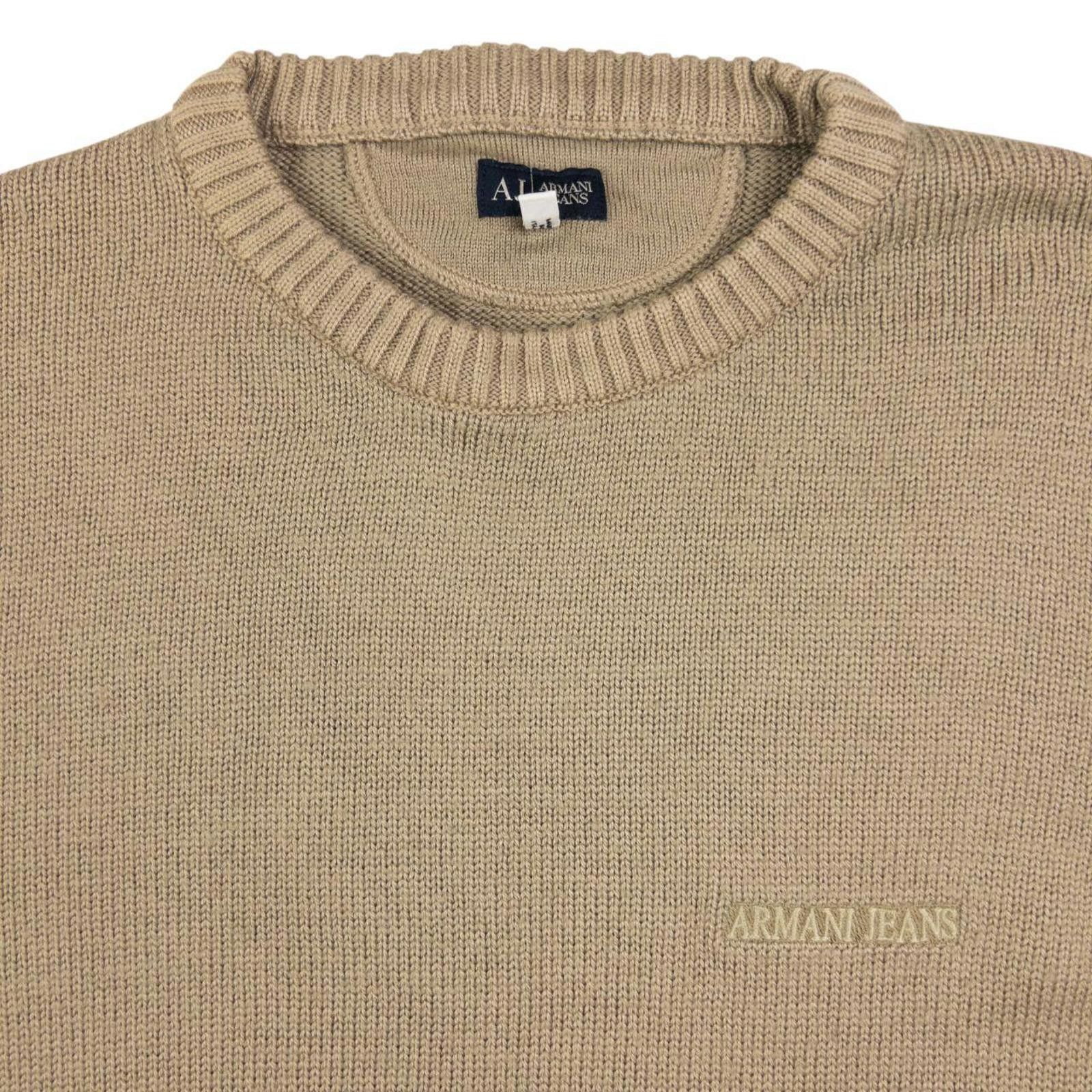 Armani Vintage Armani Jeans Knitted Wool Jumper Size M Size US M / EU 48-50 / 2 - 3 Thumbnail
