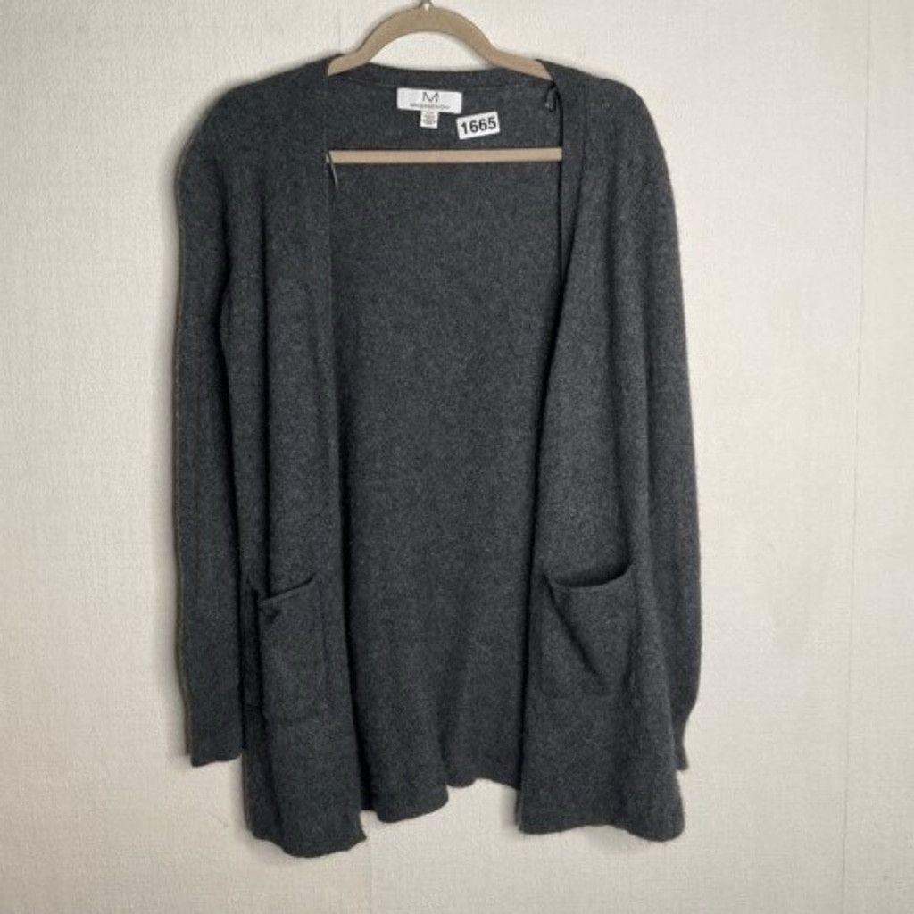 Magaschoni Magaschoni Cashmere Open Front Long Duster Cardigan Women L Size L / US 10 / IT 46 - 7 Thumbnail