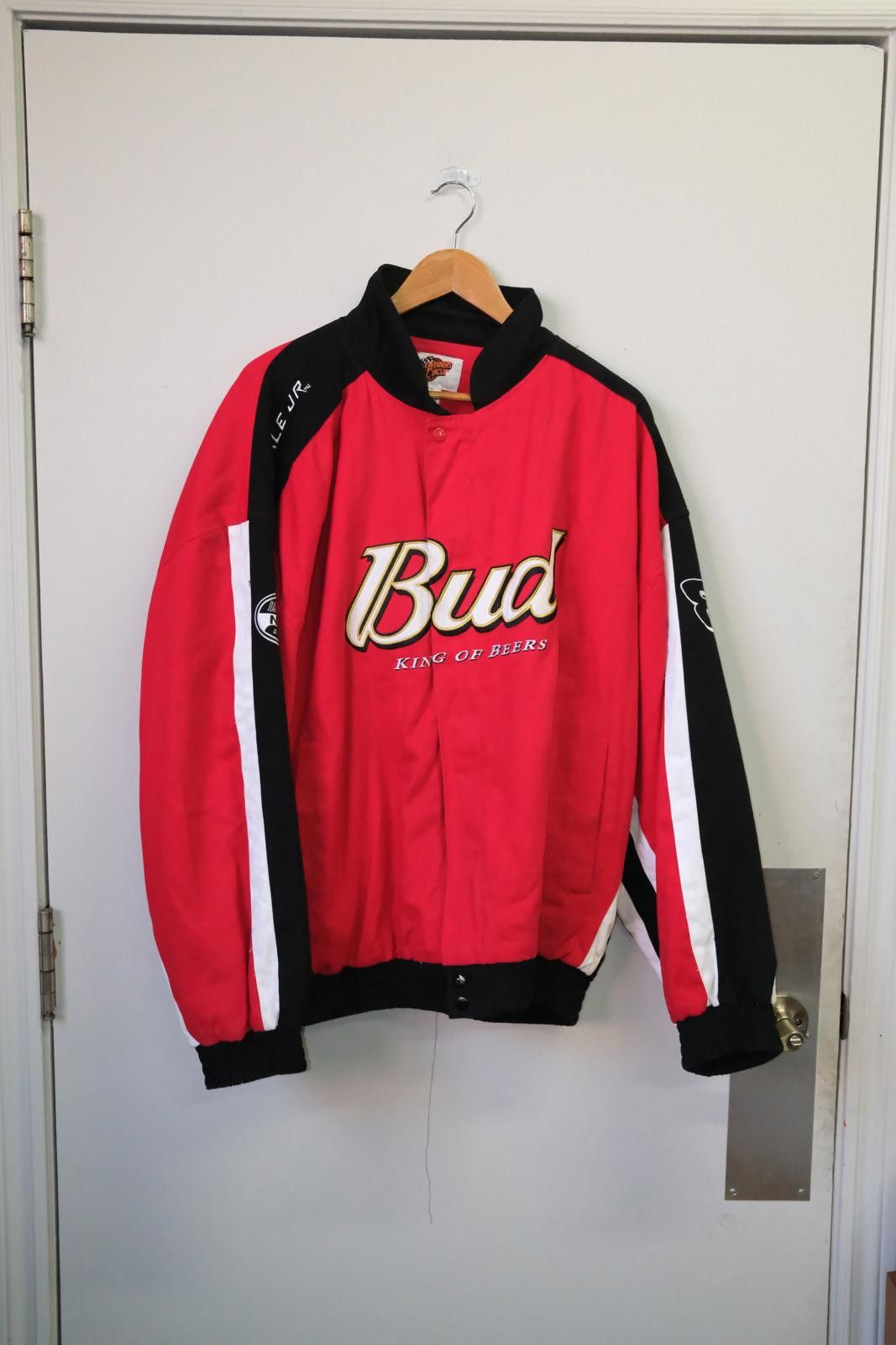 Winners Circle 00's Winner Circle Bud King Of Beer Nextel Cup Series Jacket Size XXL / US 16-18 / IT 52-54 - 1 Thumbnail
