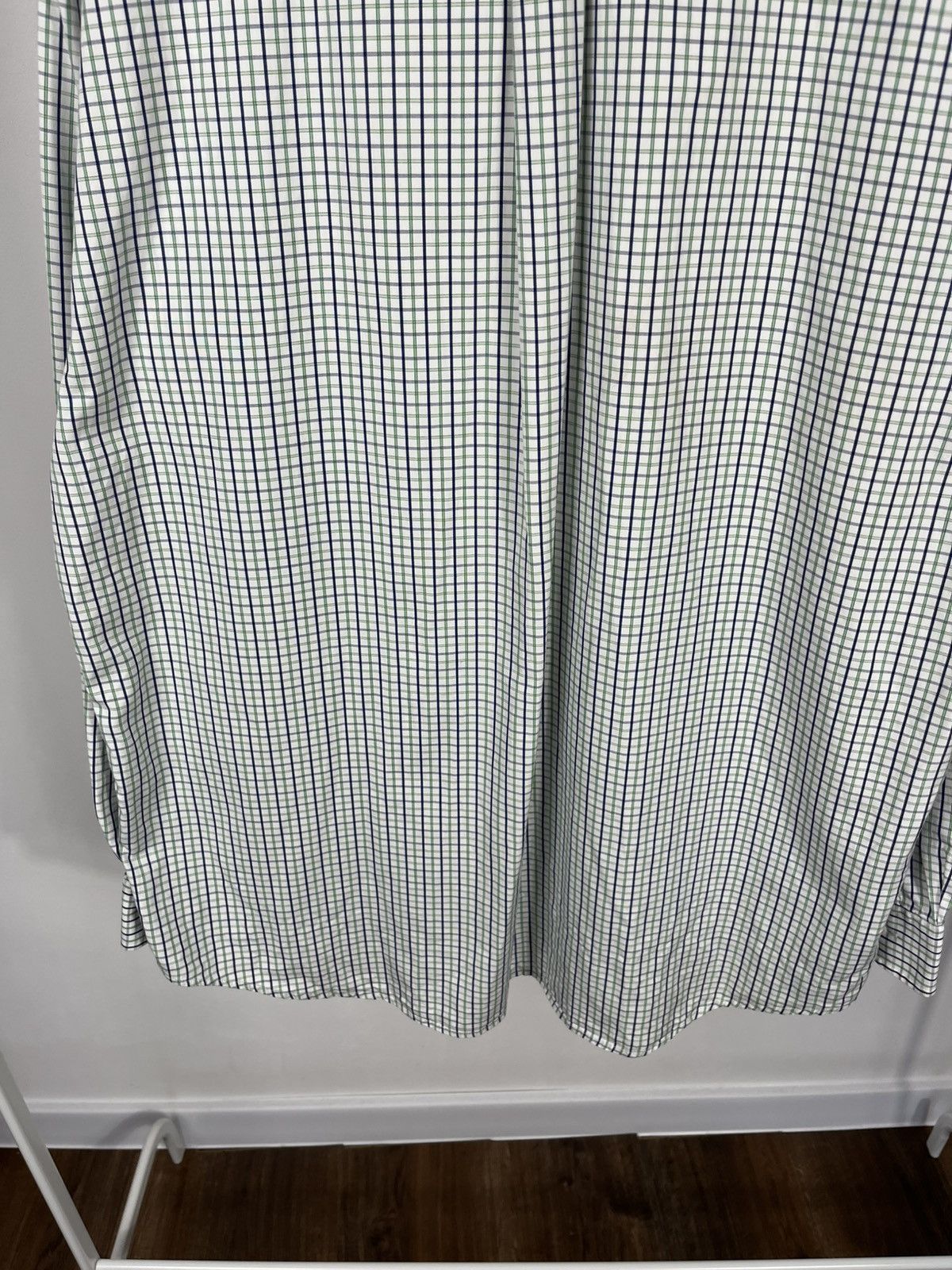 Yves Saint Laurent Vintage YSL Embroidered Logo Check Shirt Size M Size US M / EU 48-50 / 2 - 13 Thumbnail