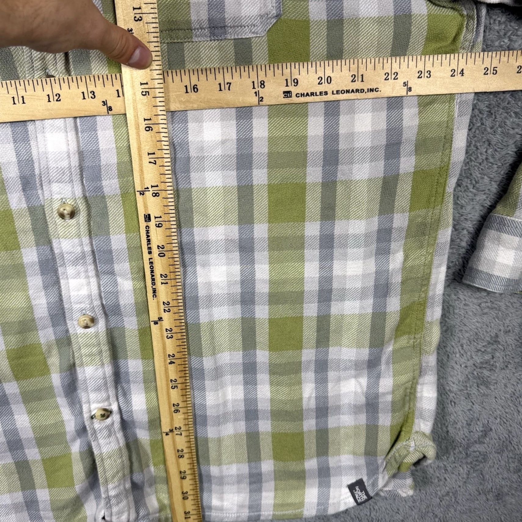 The North Face The North Face Shirt Mens XL Flannel Heavyweight Plaid Outdoor Hike Gorpcore Size US XL / EU 56 / 4 - 7 Thumbnail