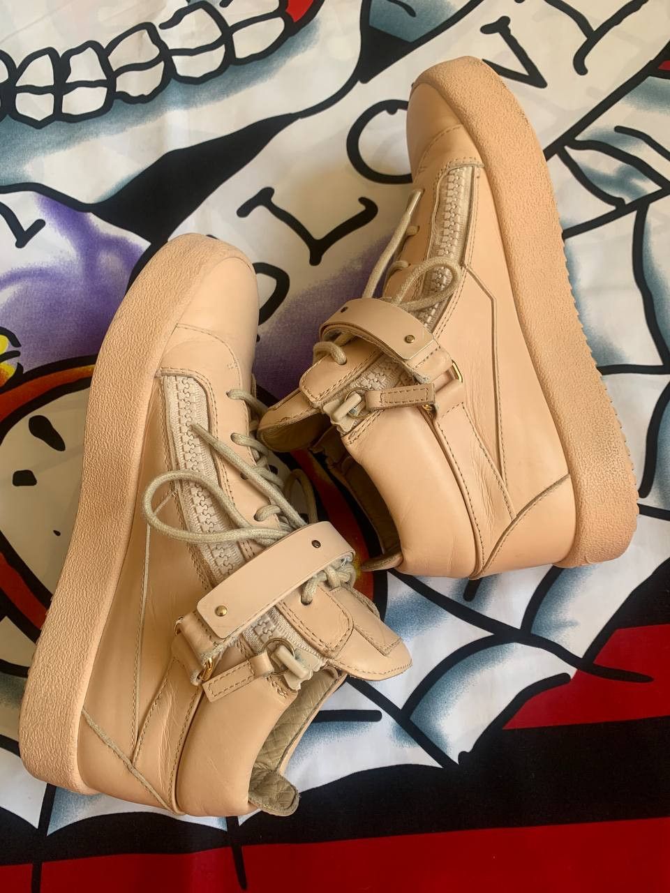 Giuseppe Zanotti Giuseppe Zanotti womens Jamie hightop sneakers Size 40EU Size US 10 / IT 40 - 6 Thumbnail