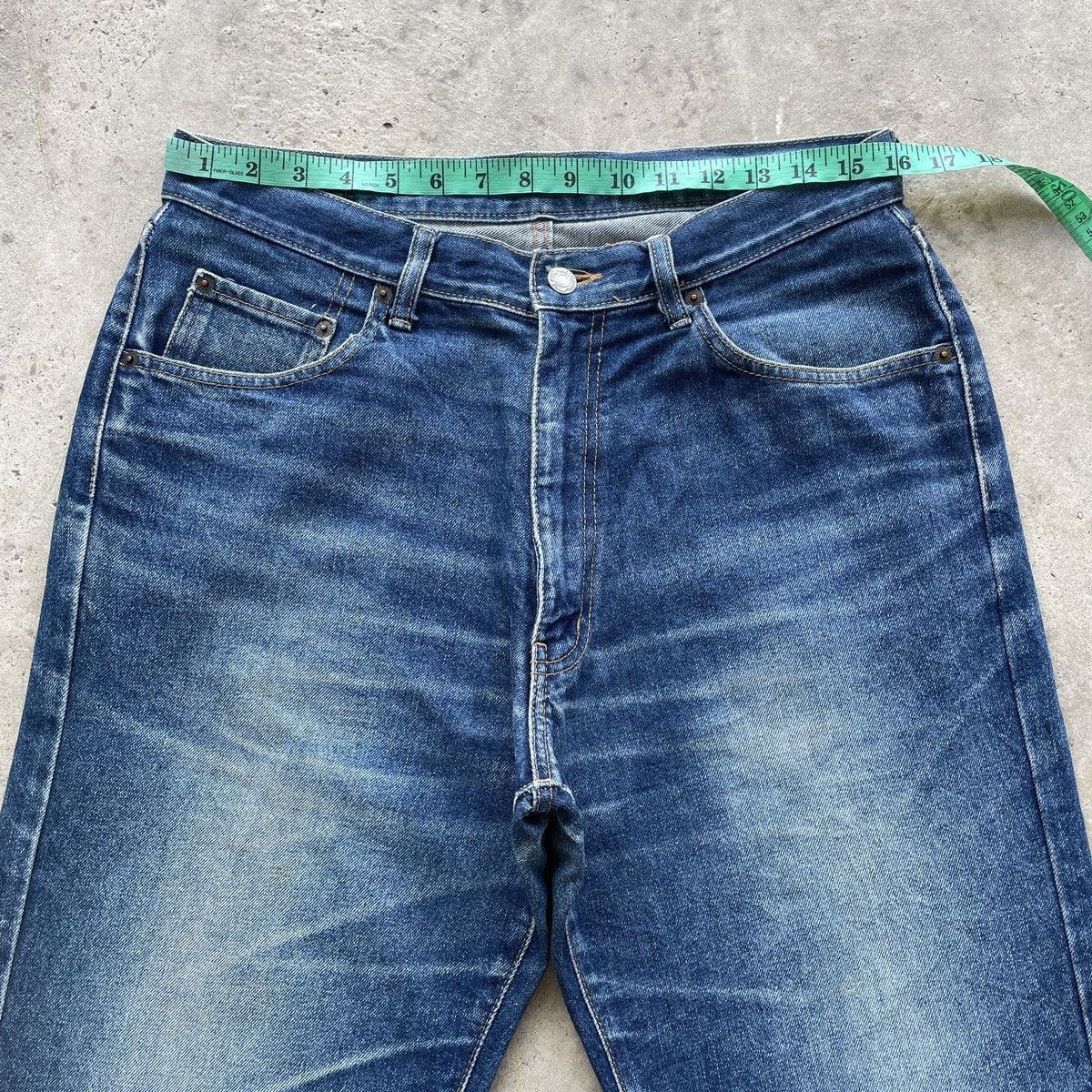 Japanese Brand W32💥 Vintage Japanese Brand Jeans Faded Denim Pants Size US 32 / EU 48 - 5 Thumbnail