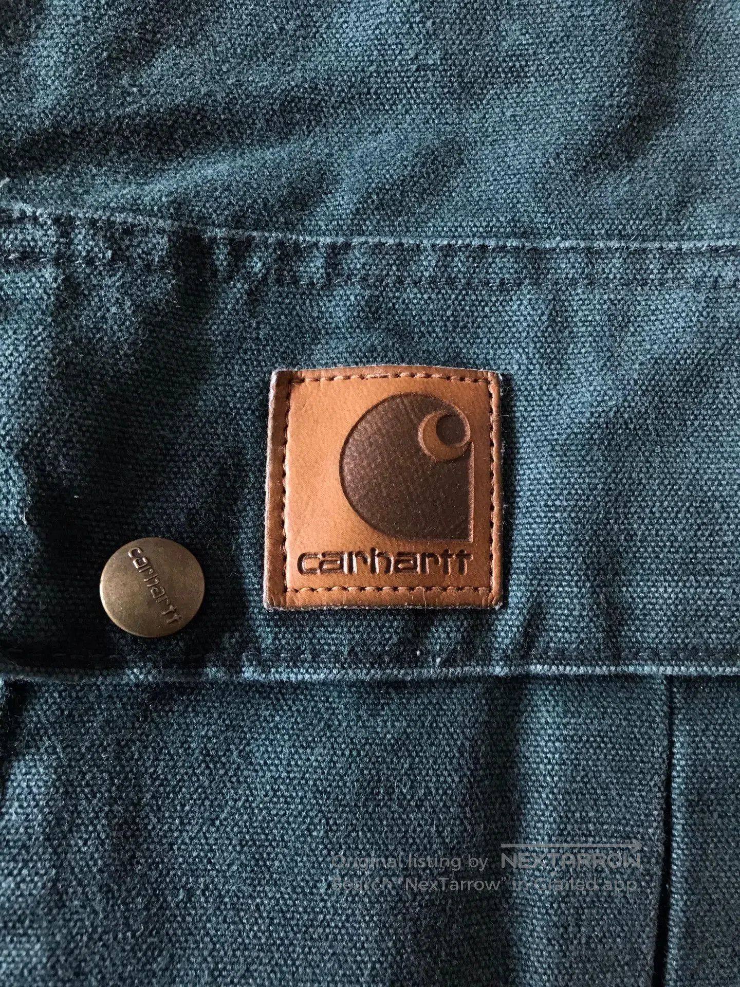 Carhartt 90s Carhartt C10 Hunter Green Work Jacket. Size US L / EU 52-54 / 3 - 6 Thumbnail