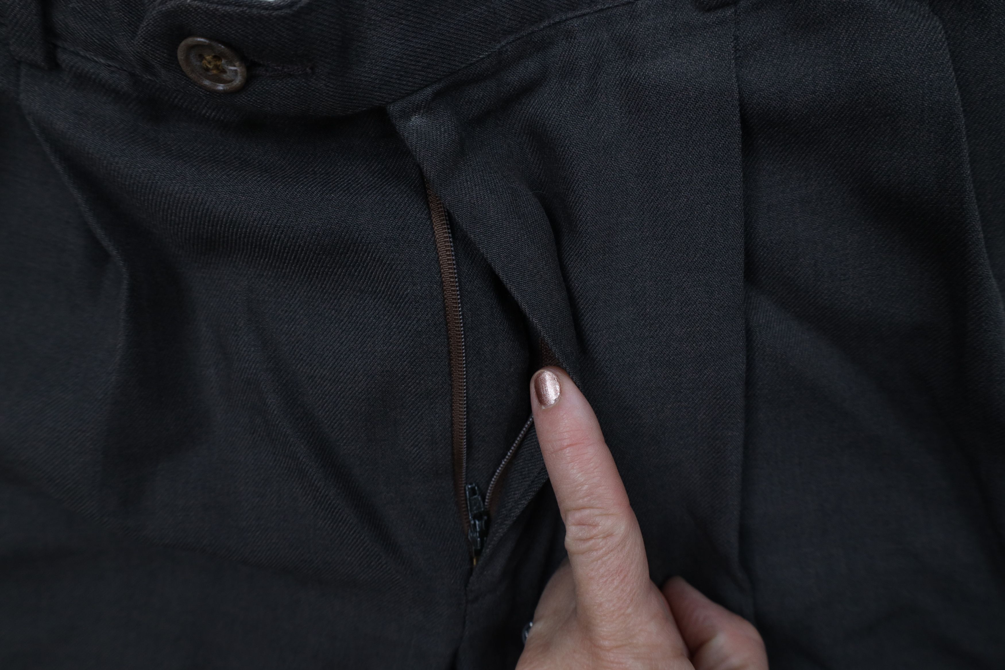 Vintage Vintage 90s Streetwear Gabardine Blend Pleated Chino Pants Size US 30 / EU 46 - 6 Thumbnail