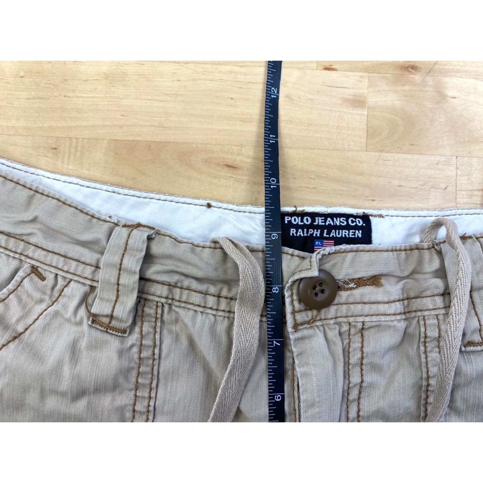 Polo Ralph Lauren Polo Ralph Lauren Cargo Shorts Women 6 Beige Outdoor Hiking Pockets Casual Regular Bottoms Size 28" / US 6 / IT 42 - 3 Thumbnail
