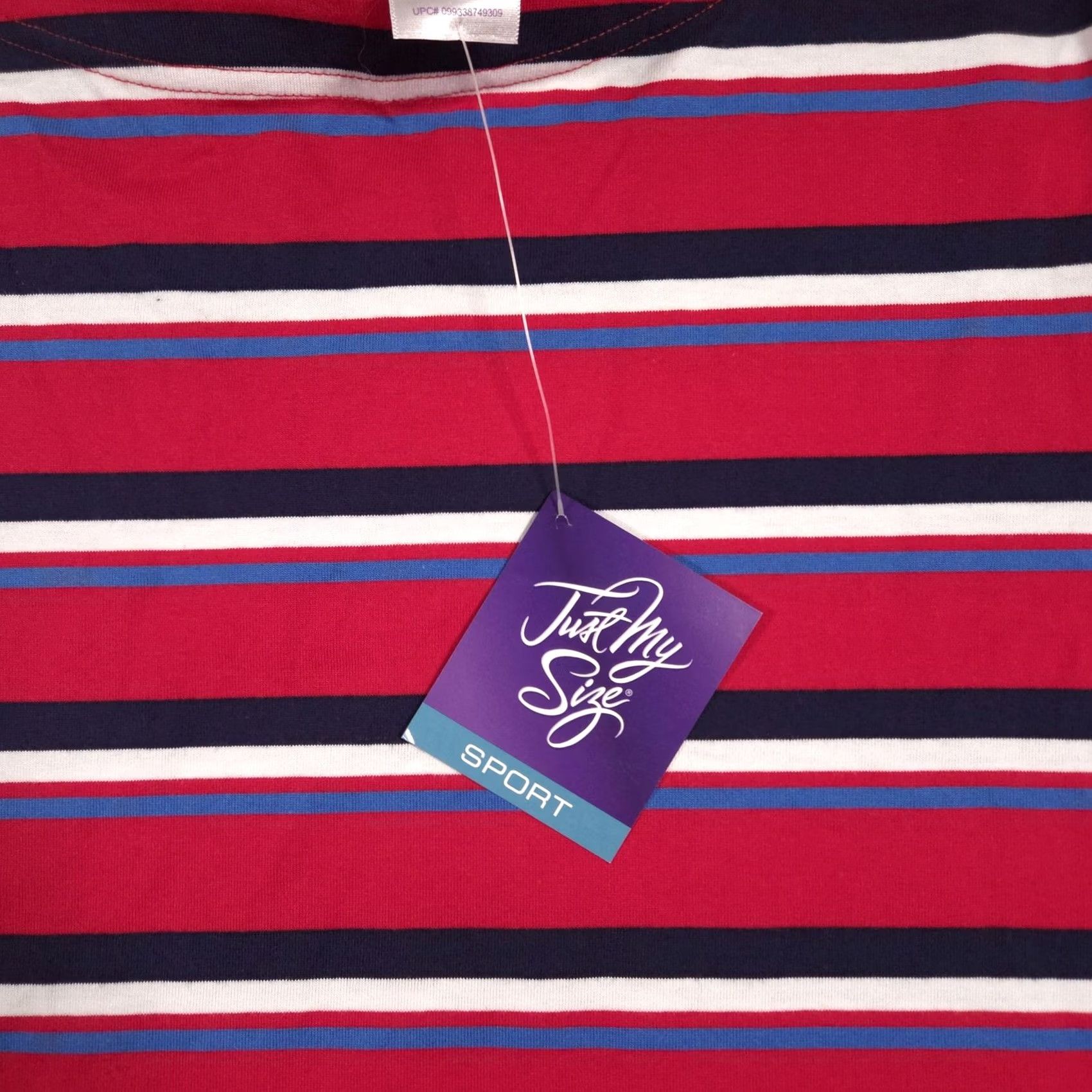 Vintage Just My Size Shirt Womens 18/20 Red Striped 3/4 Sleeve Boat Neck JMS Shirt Women Plus Size Red Striped 3/4 Sleeve Boat Neck JMS Size XXL / US 16-18 / IT 52-54 - 4 Thumbnail