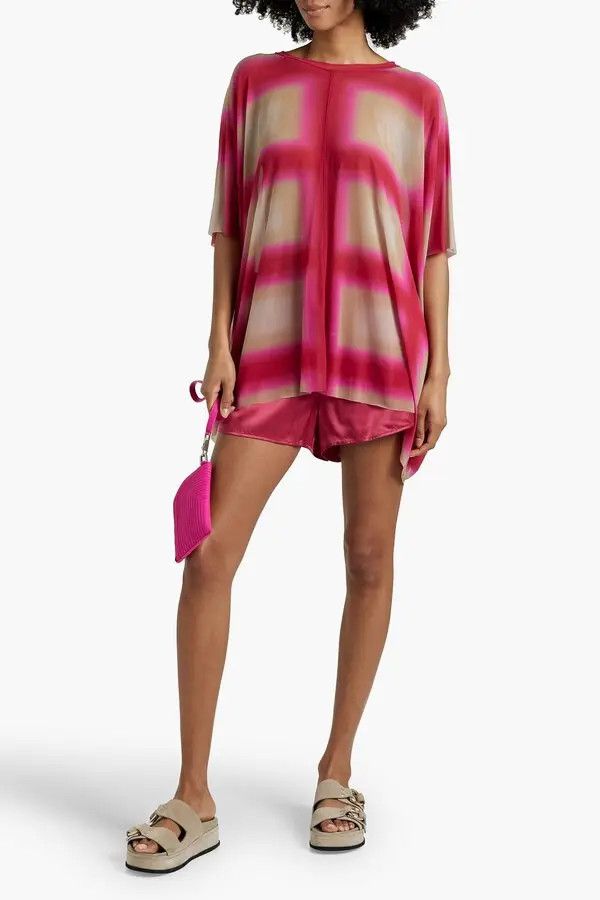 Rick Owens o1y0126 Oversize T-Shirt in Multicolor Size XS / US 0-2 / IT 36-38 - 2 Thumbnail