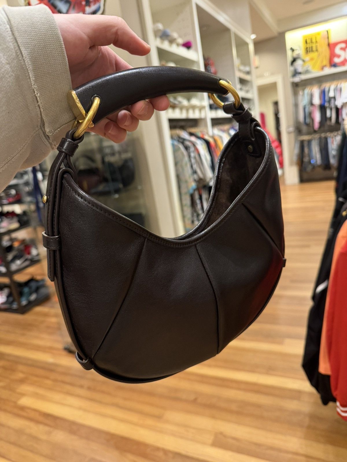 Saint Laurent Paris YSL Mobasa Bag Mini brown Size ONE SIZE - 8 Thumbnail