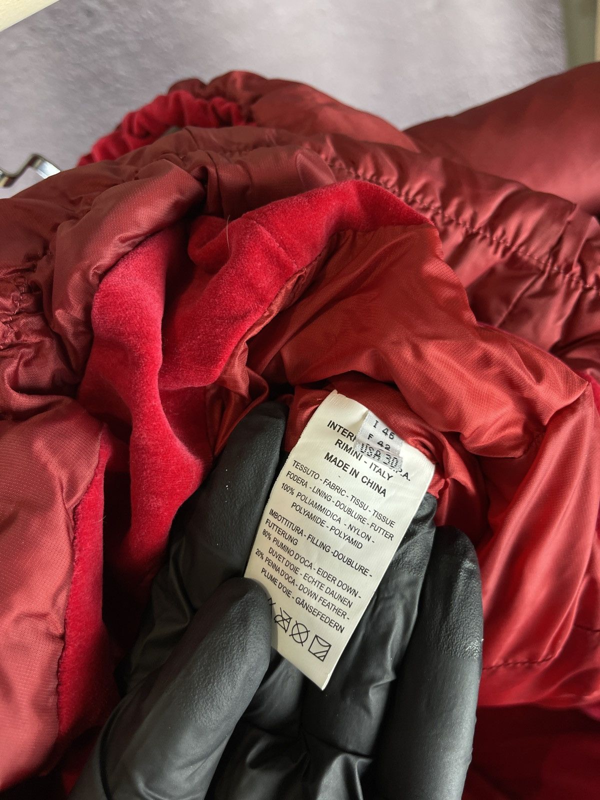 Marithe + Francois Girbaud Marithe Francois Girbaud red short nylon down jacket Size M / US 6-8 / IT 42-44 - 11 Thumbnail