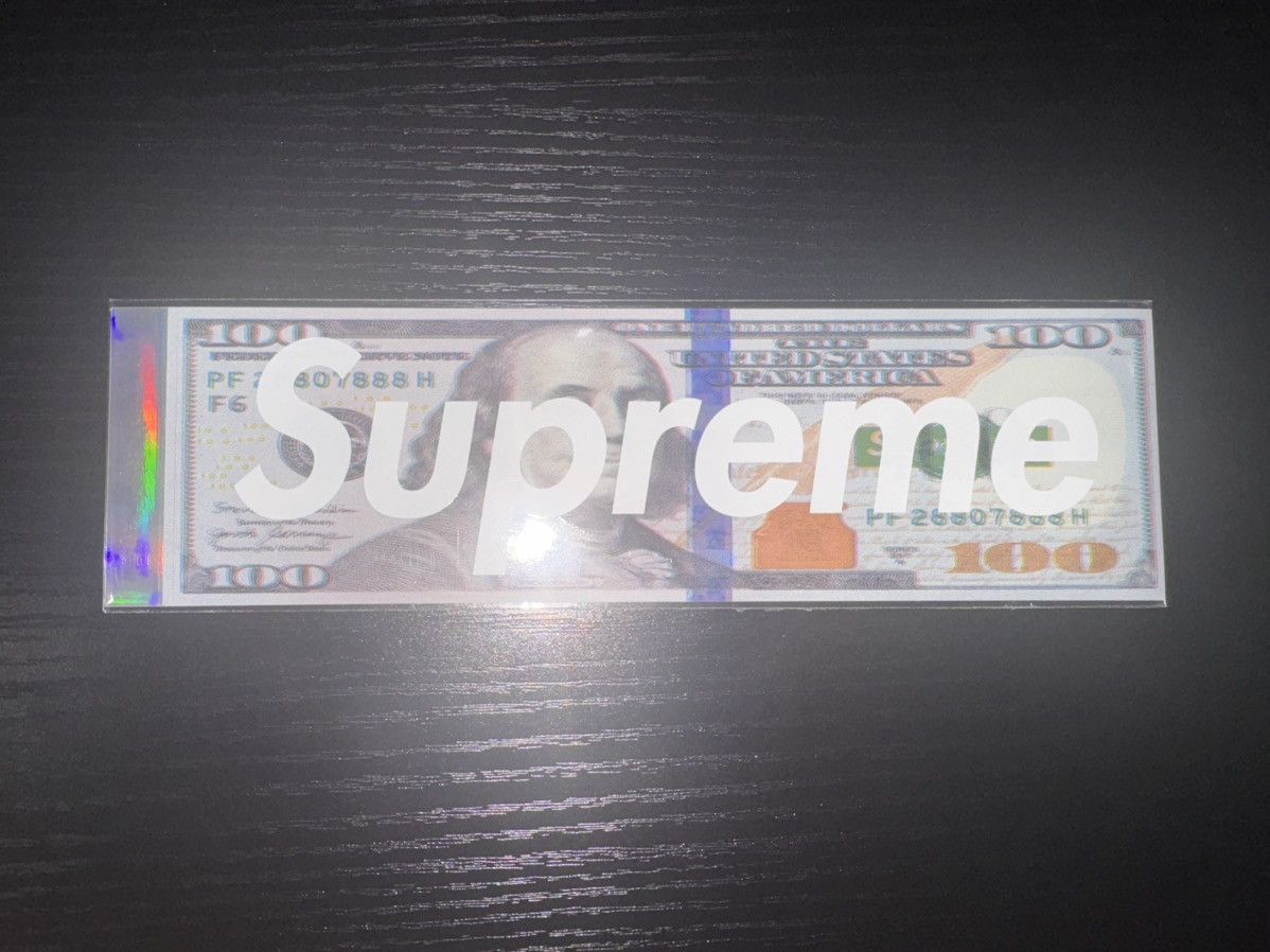 Supreme Supreme $100 Box Logo Sticker FW25 | Grailed