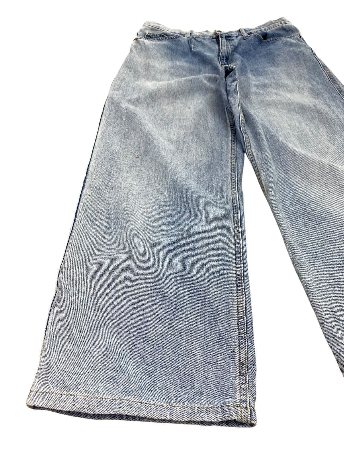 Uniqlo Uniqlo Brand Acid Blue Wash Style Baggy Jeans Size US 30 / EU 46 - 7 Thumbnail