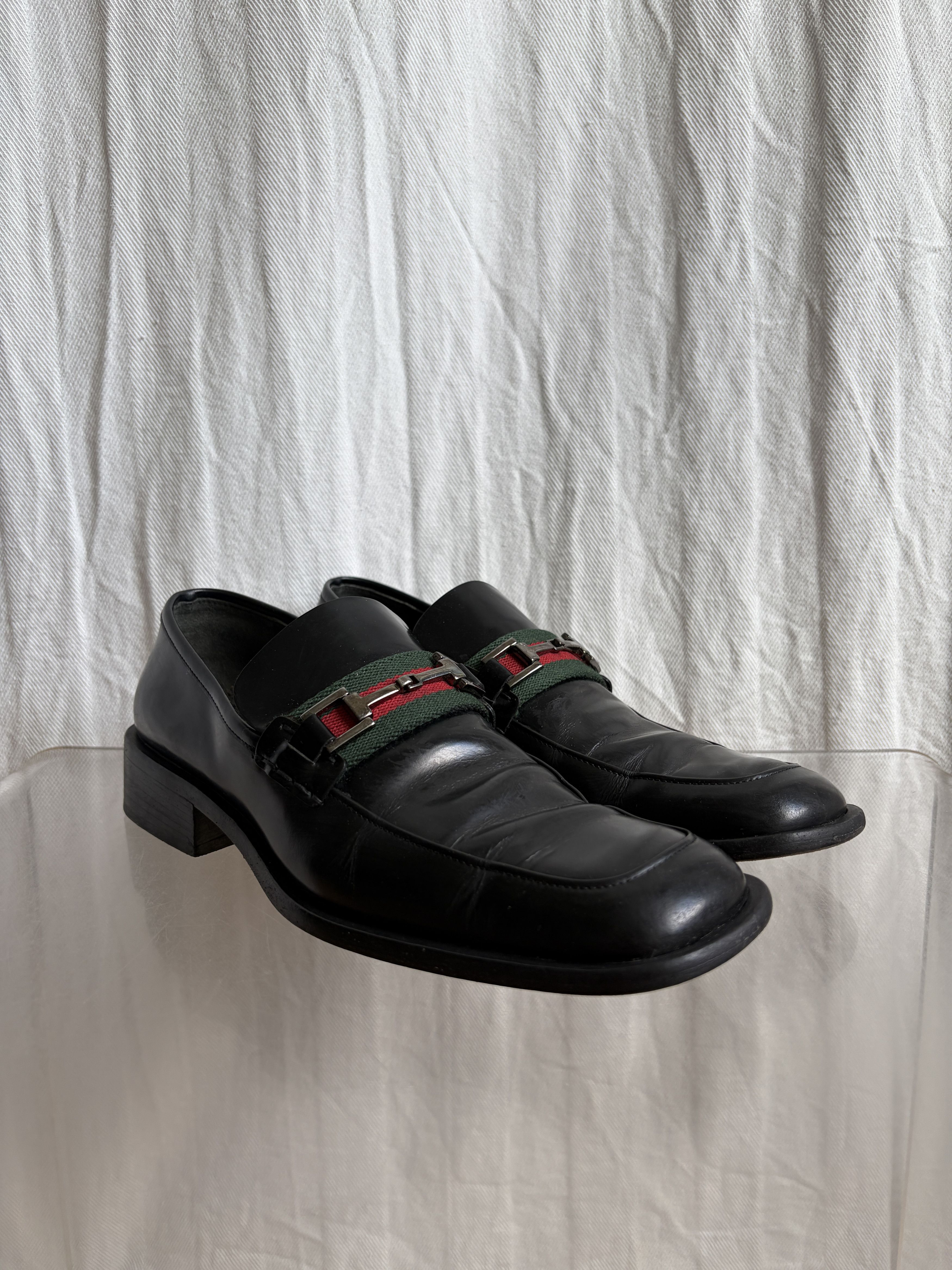 Gucci Horsebit Square Toe Loafers Size US 7 / EU 40 - 1 Thumbnail