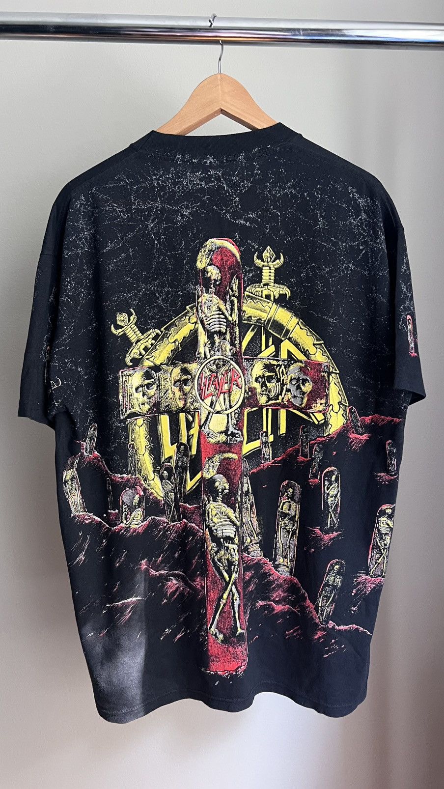 Brockum 1991 SLAYER All Over Print Shirt Size US XL / EU 56 / 4 - 5 Thumbnail