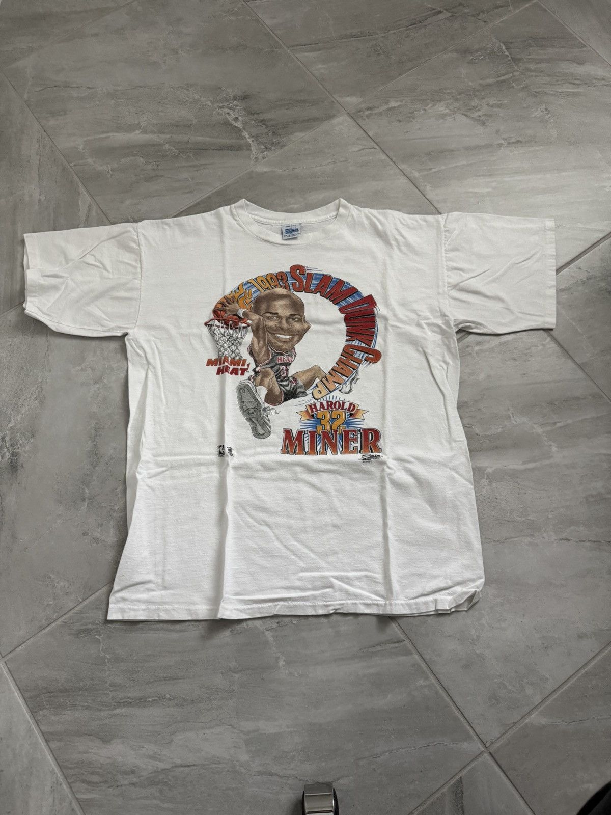 Vintage Vintage Harold Miner T-Shirt Size US XL / EU 56 / 4 - 1 Thumbnail