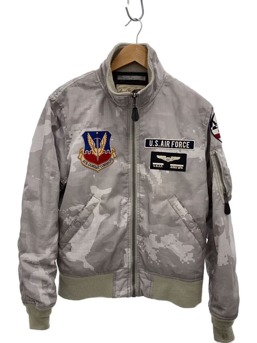 Avirex Avirex Slv Monogram Cotton Flight Jacket Size US L / EU 52-54 / 3 - 1 Thumbnail