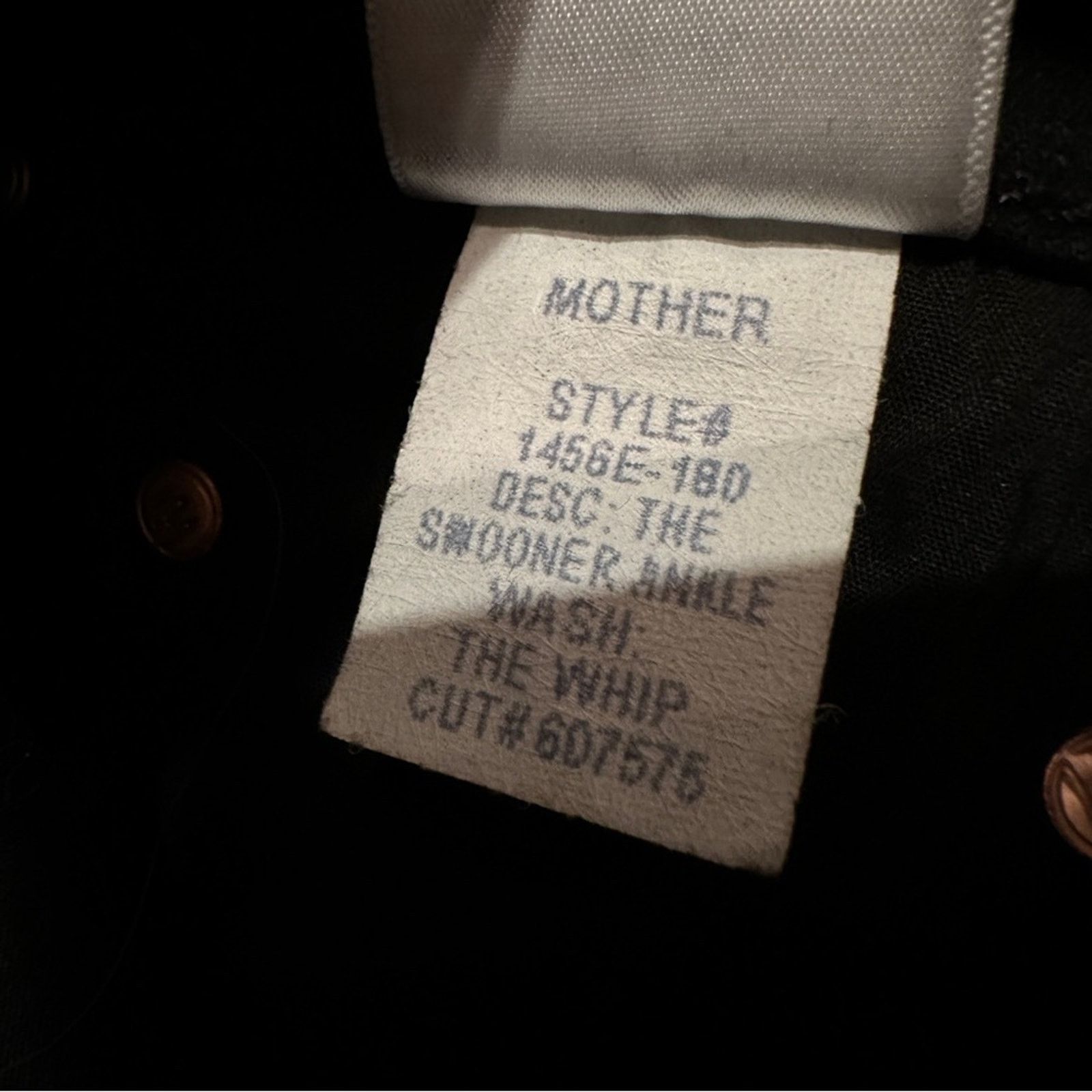 MOTHER Mother The Swooner Ankle The Whip Black Fringe Skinny Jeans Size 30" / US 8 / IT 44 - 11 Thumbnail