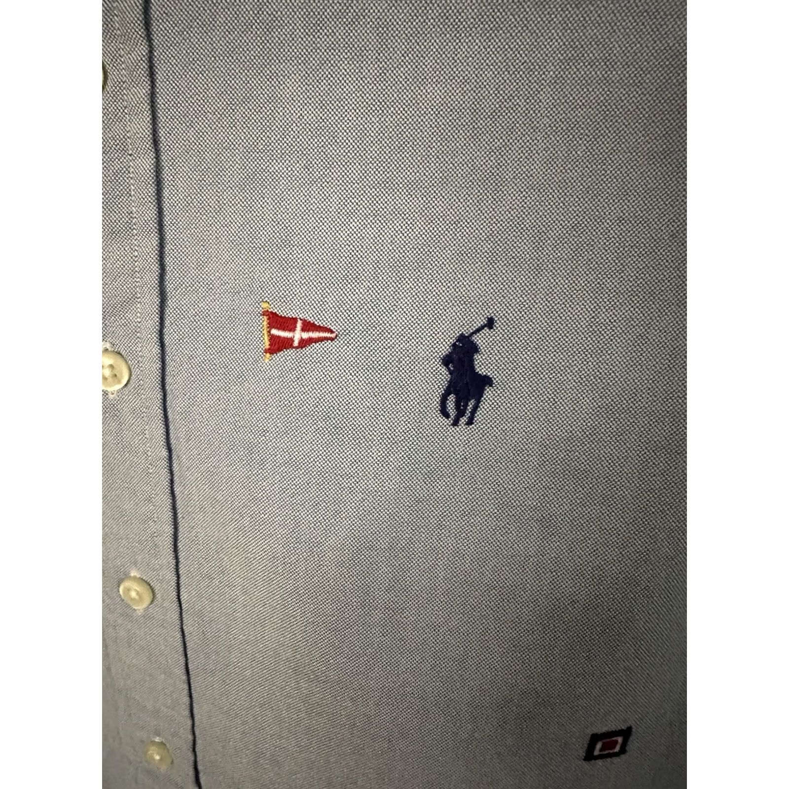 Polo Ralph Lauren Polo Ralph Lauren Classic Fit Multi Flag Oxford Shirt Short Sleeve Size XS Men Size US XS / EU 42 / 0 - 2 Thumbnail
