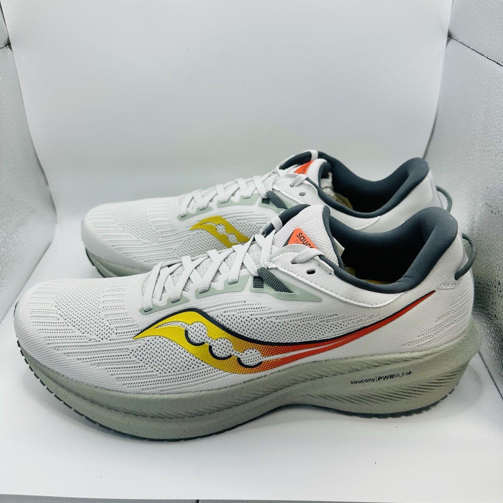 Saucony Size 12 - Men’s SAUCONY Triumph 21 Running Shoes Fog Bough Size US 12 / EU 45 - 4 Thumbnail