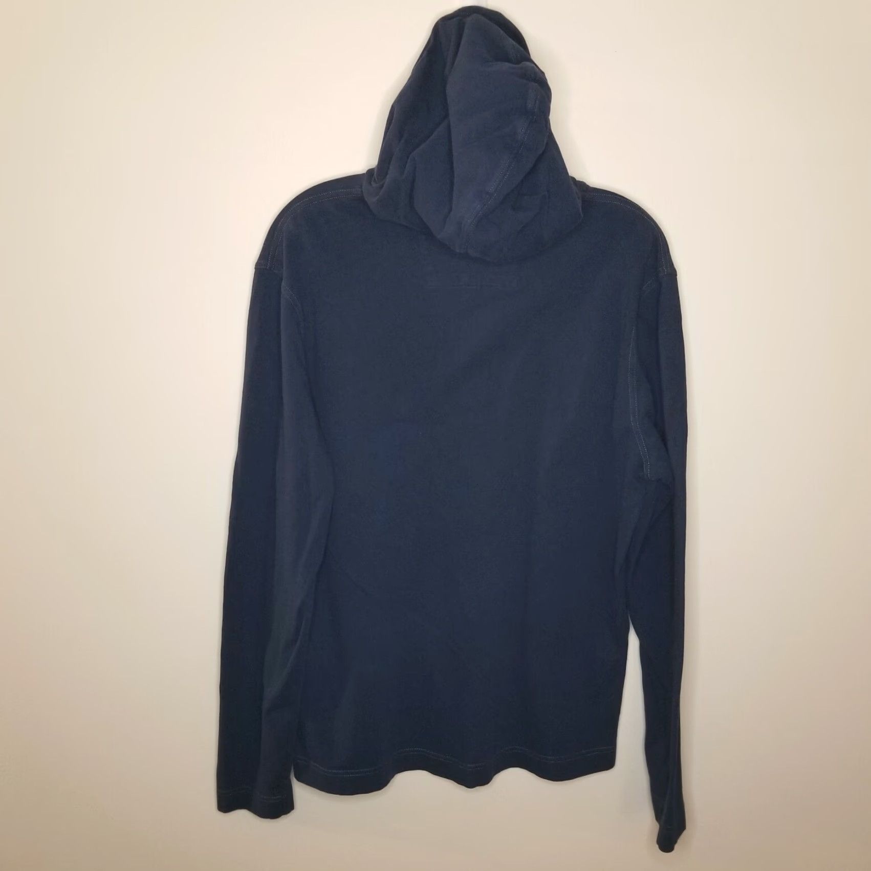 Banana Republic BANANA REPUBLIC Men’s Hooded Lightweight Sweater, Blue, Size M, Pullover Size US M / EU 48-50 / 2 - 5 Thumbnail
