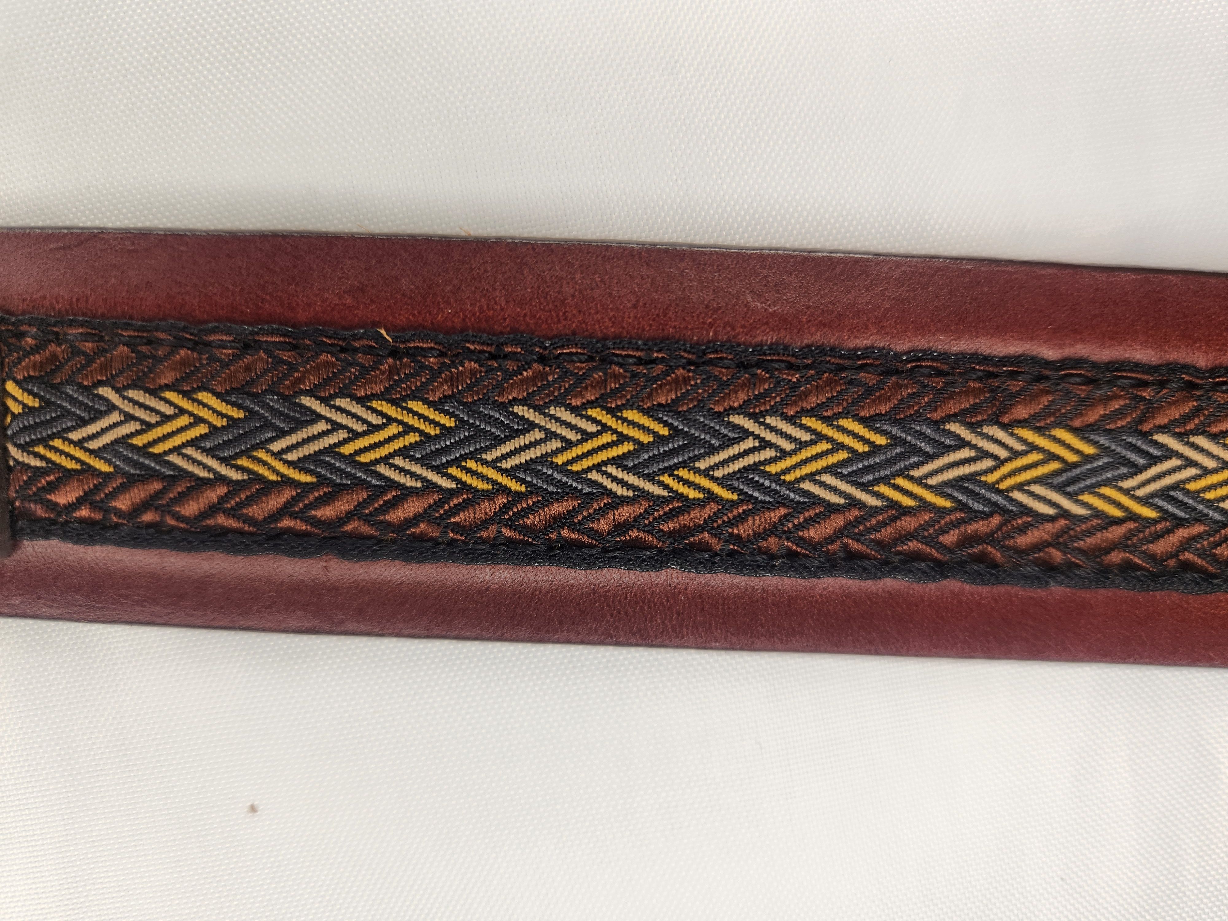 Brighton TAPESTRY INDIAN NATIVE Size 40 - 10 Thumbnail
