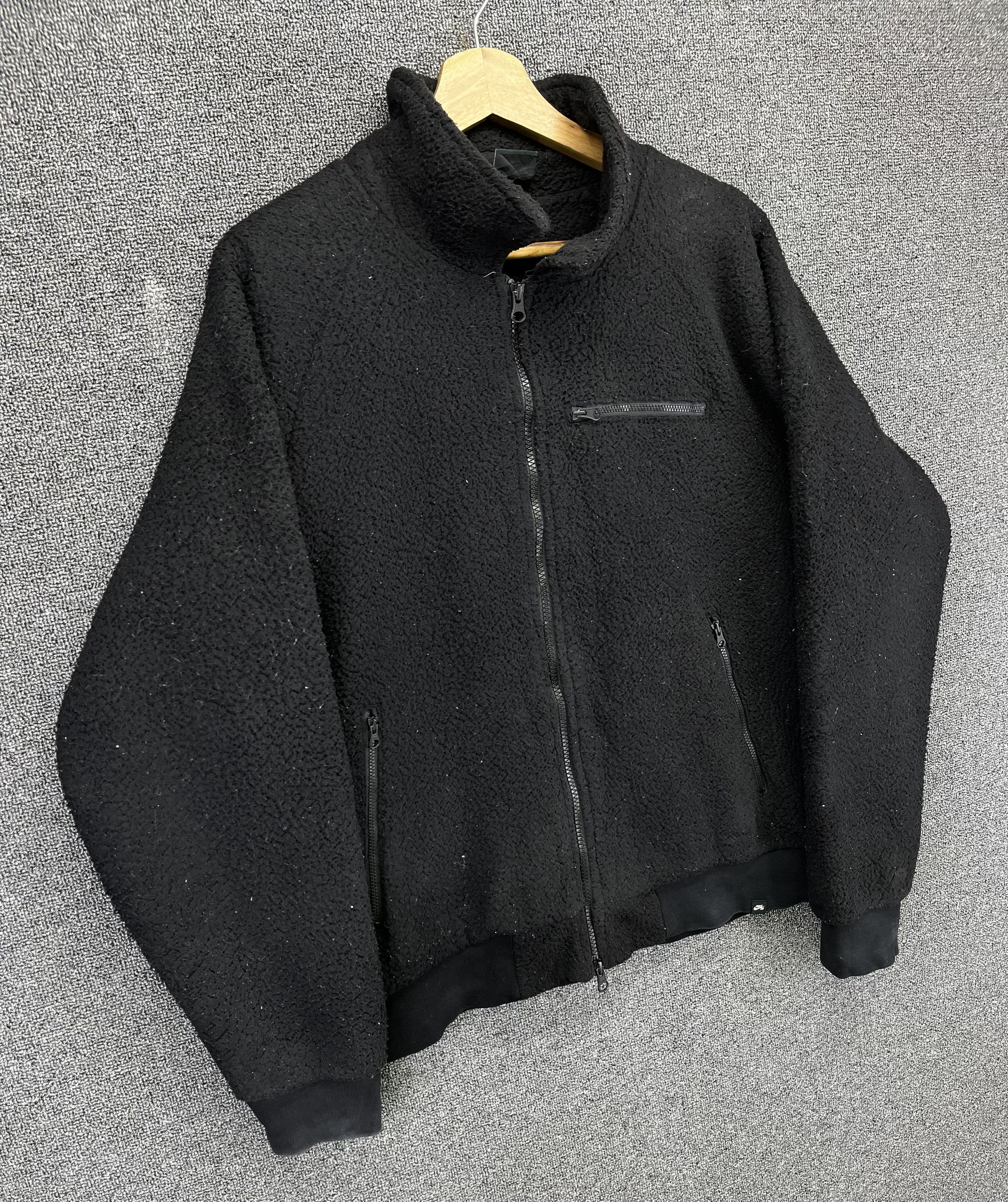 Nike Vintage Nike SB Fleece Zip Up Jacket Size US L / EU 52-54 / 3 - 2 Thumbnail