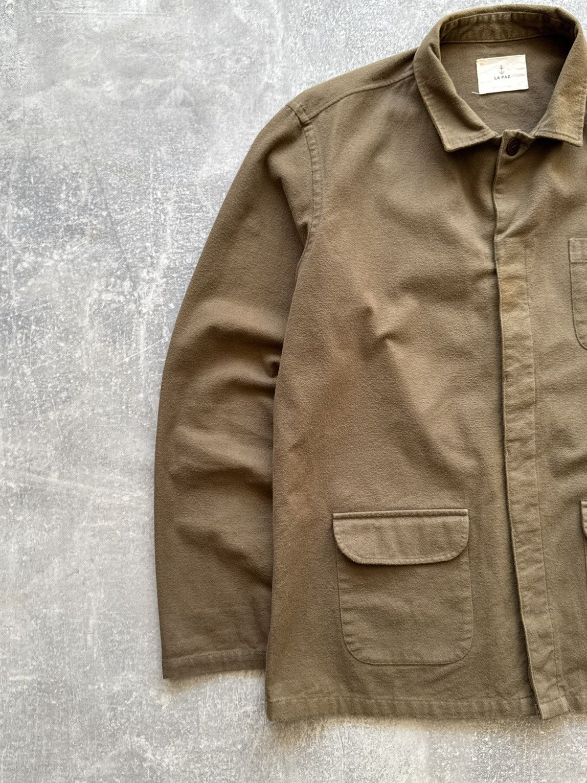 La Paz Baptista Brown Organic Cotton Work Jacket Size US XL / EU 56 / 4 - 3 Thumbnail
