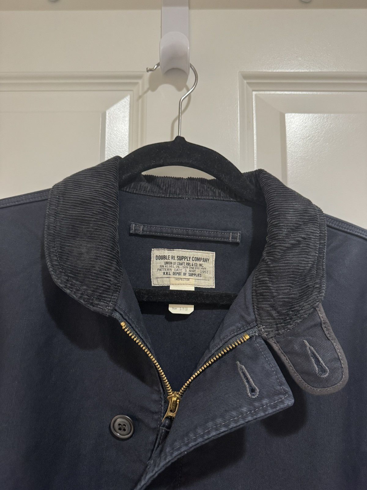 Ralph Lauren Rrl Navy Deck Jacket Vintage Size US S / EU 44-46 / 1 - 3 Thumbnail