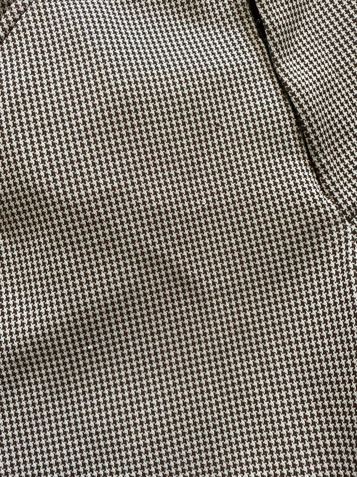 Vintage Vintage 70s Houndstooth Talon Polyester Disco Flare Pants Size US 34 / EU 50 - 8 Thumbnail