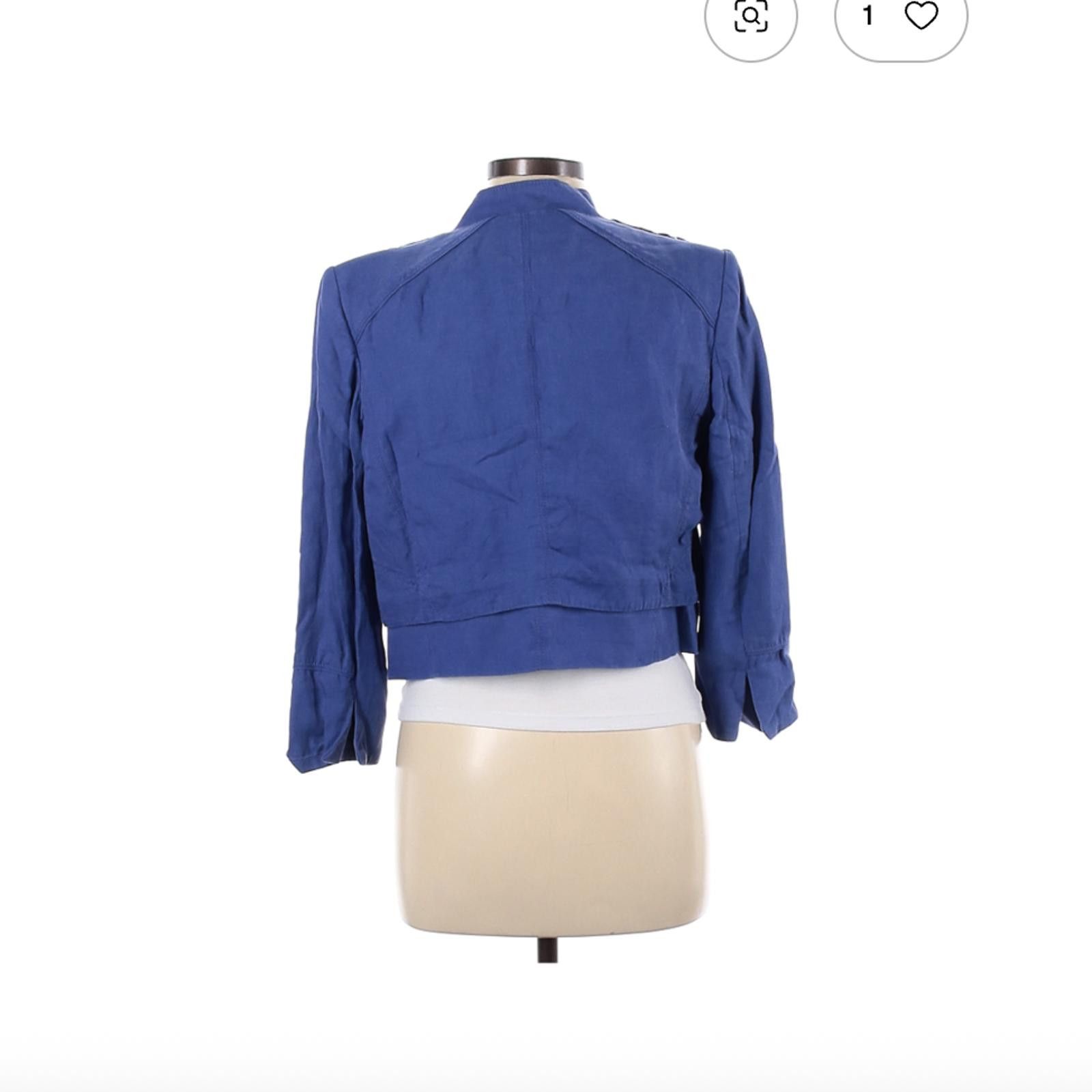 Other White House Black Market Blue Jacket Size 10 Size ONE SIZE - 2 Thumbnail