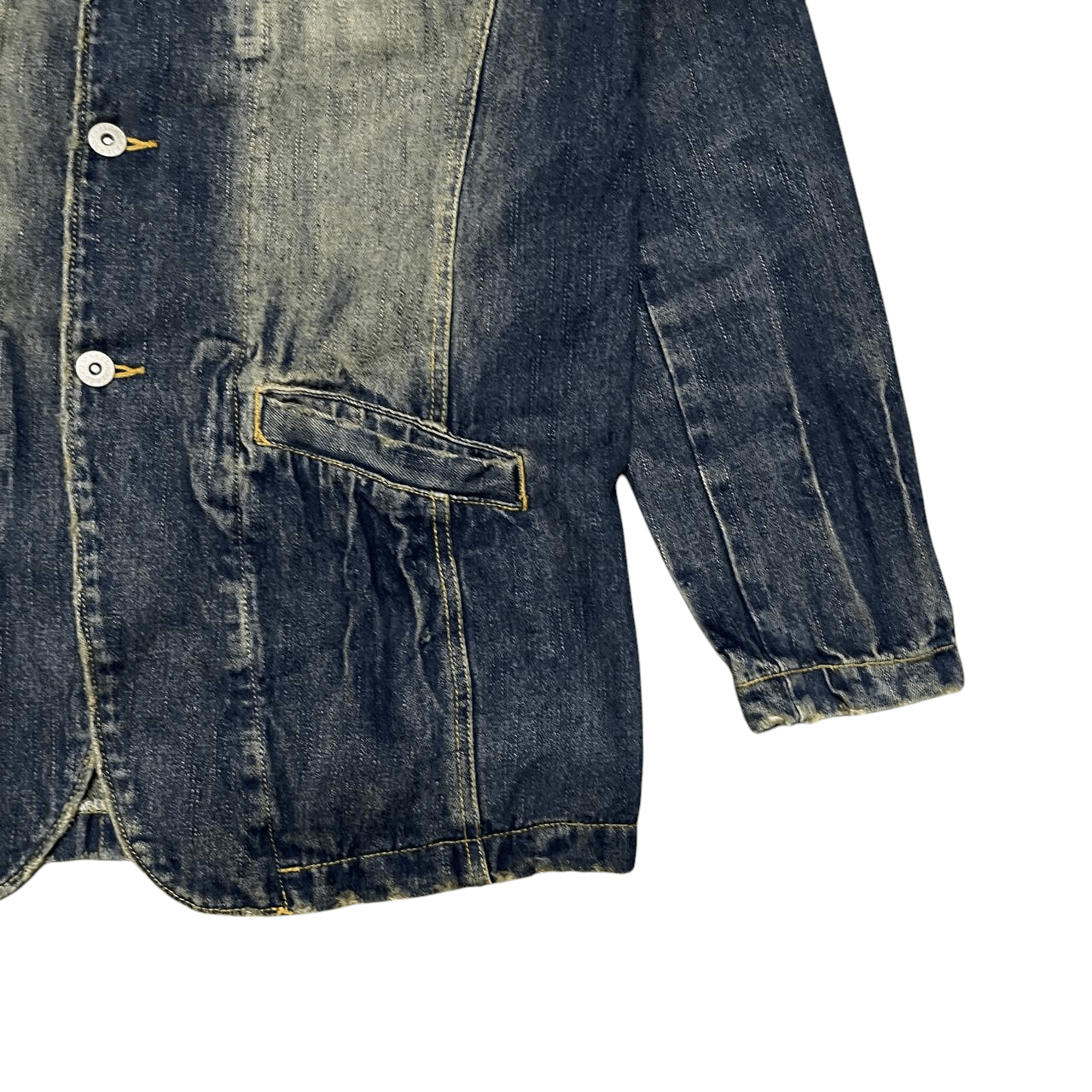 Japanese Brand Vintage Big Shark Denim Jacket Size US M / EU 48-50 / 2 - 4 Thumbnail