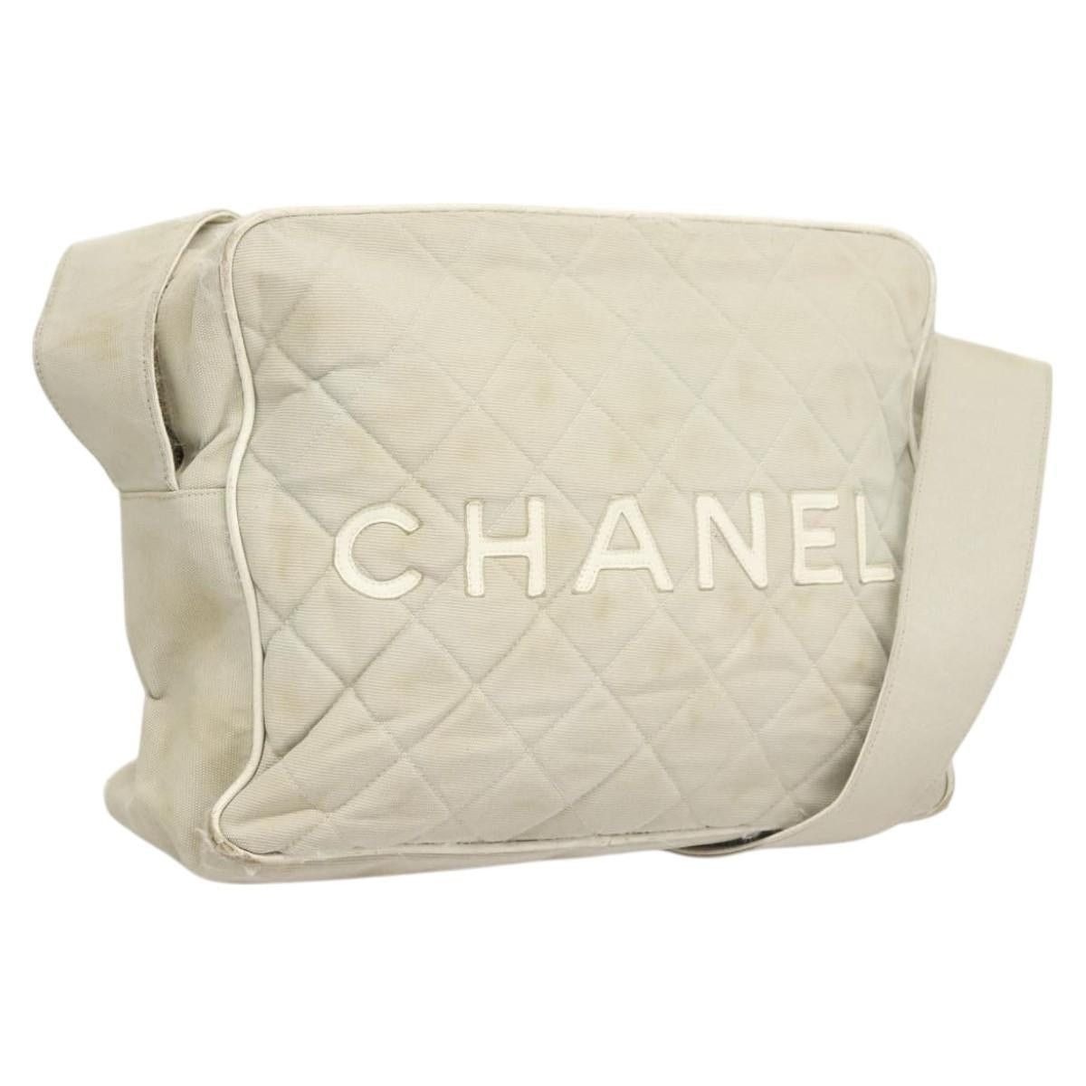 Chanel CHANEL Shoulder Bag Canvas Gray Silver CC Size ONE SIZE - 1 Thumbnail