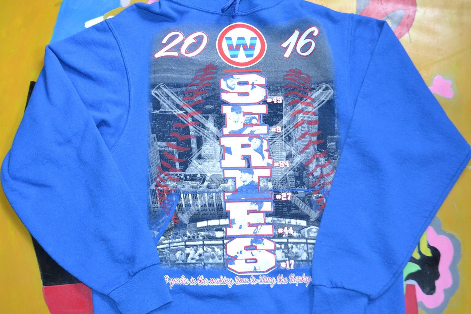 Other Chicago Cubs 2016 World Series Hoodie Size ONE SIZE - 3 Thumbnail