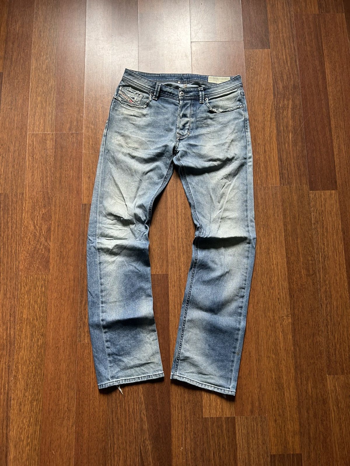 Diesel Vintage Diesel Larkee Distressed Denim Jeans Faded Y2K Sz 31 Size US 31 - 1 Thumbnail